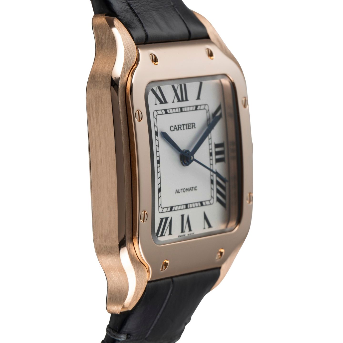 Cartier Santos WGSA0028 (2021) - Silver dial 35 mm Rose Gold case (7/8)