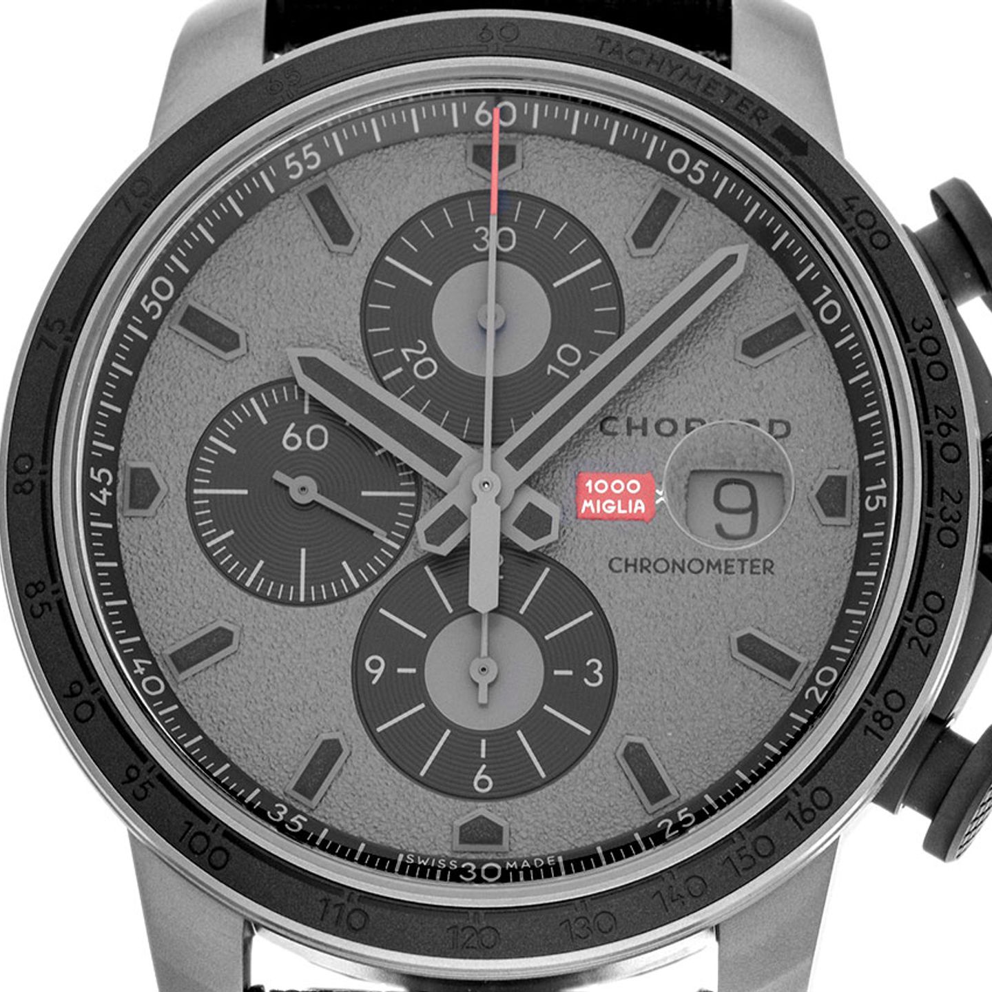 Chopard Mille Miglia 168571-3019 (2024) - Grijs wijzerplaat 44mm Titanium (1/7)