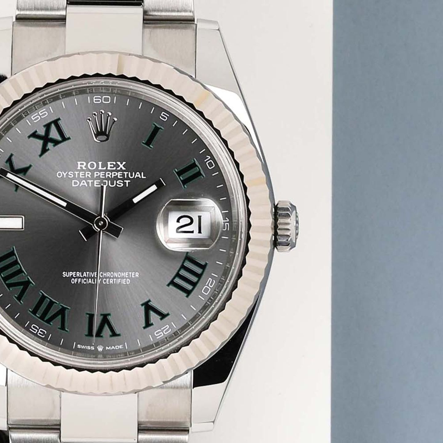 Rolex Datejust 41 126334 (2024) - Grey dial 41 mm Steel case (5/8)