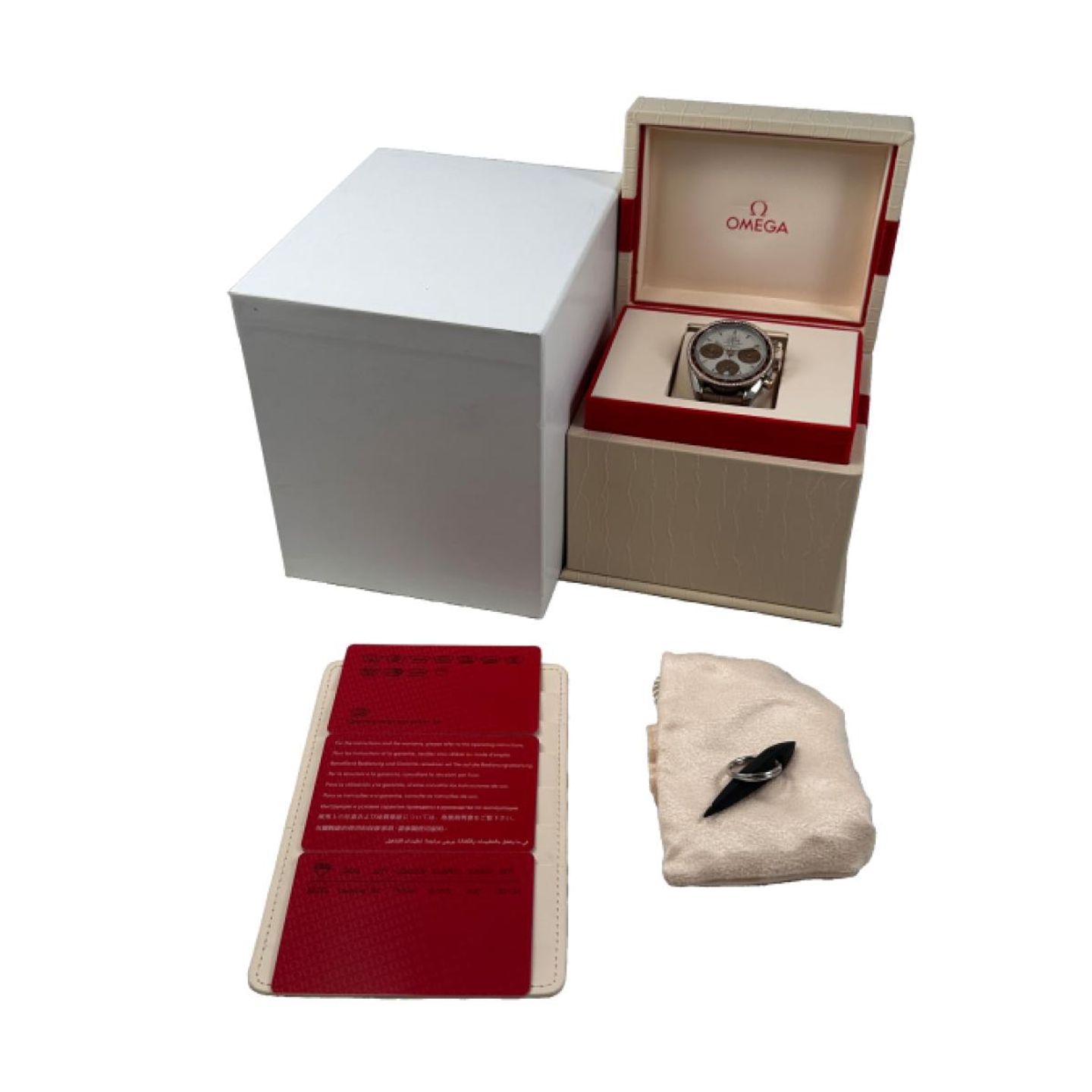 Omega Speedmaster 324.28.38.50.02.002 (2021) - Beige wijzerplaat 38mm Staal (5/5)