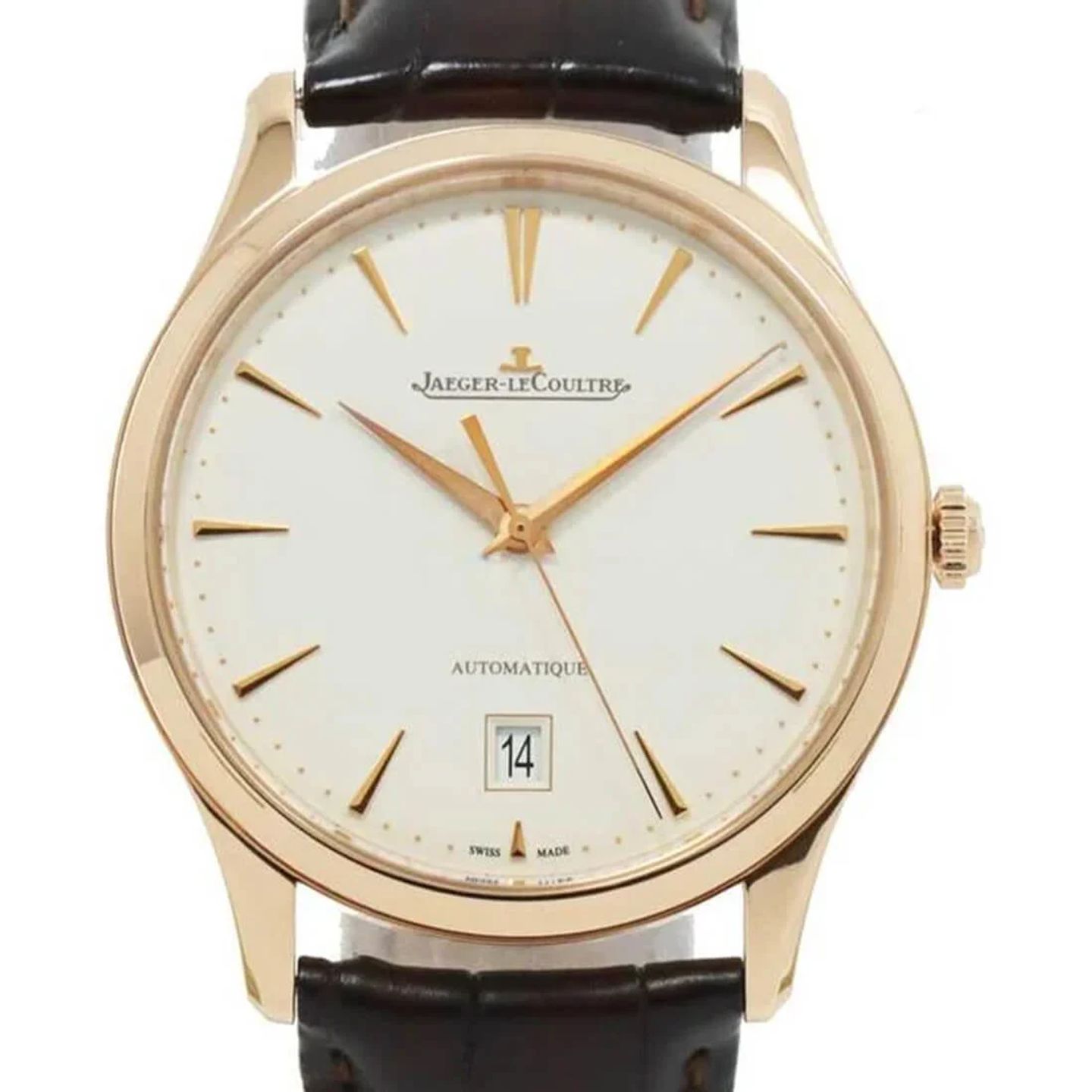 Jaeger-LeCoultre Master Ultra Thin Date Q1232510 (2024) - Wit wijzerplaat 39mm Roségoud (1/2)