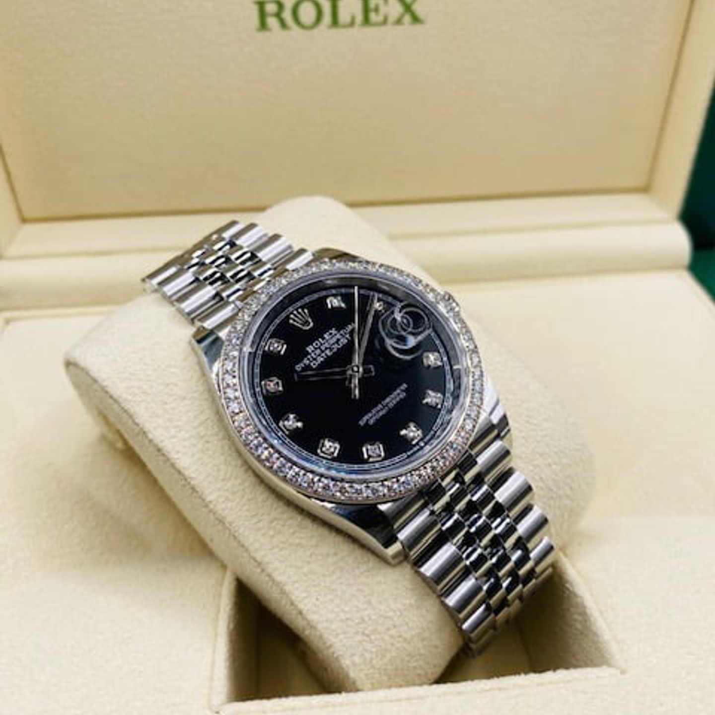 Rolex Datejust 36 126284RBR (2024) - Zwart wijzerplaat 36mm Staal (3/7)