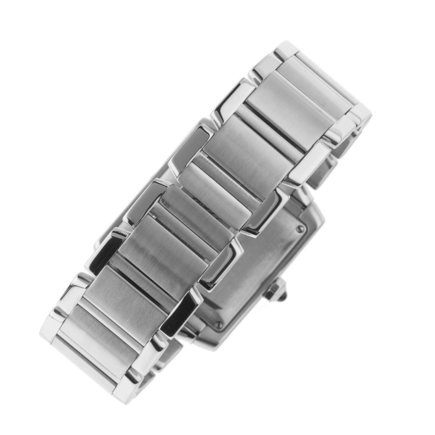 Cartier Tank Française 2302 (2010) - Silver dial 28 mm Steel case (7/7)