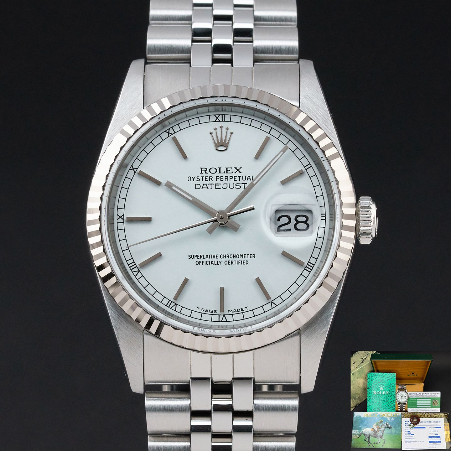 Rolex Datejust 36 16234 (1990) - 36 mm Steel case (1/8)
