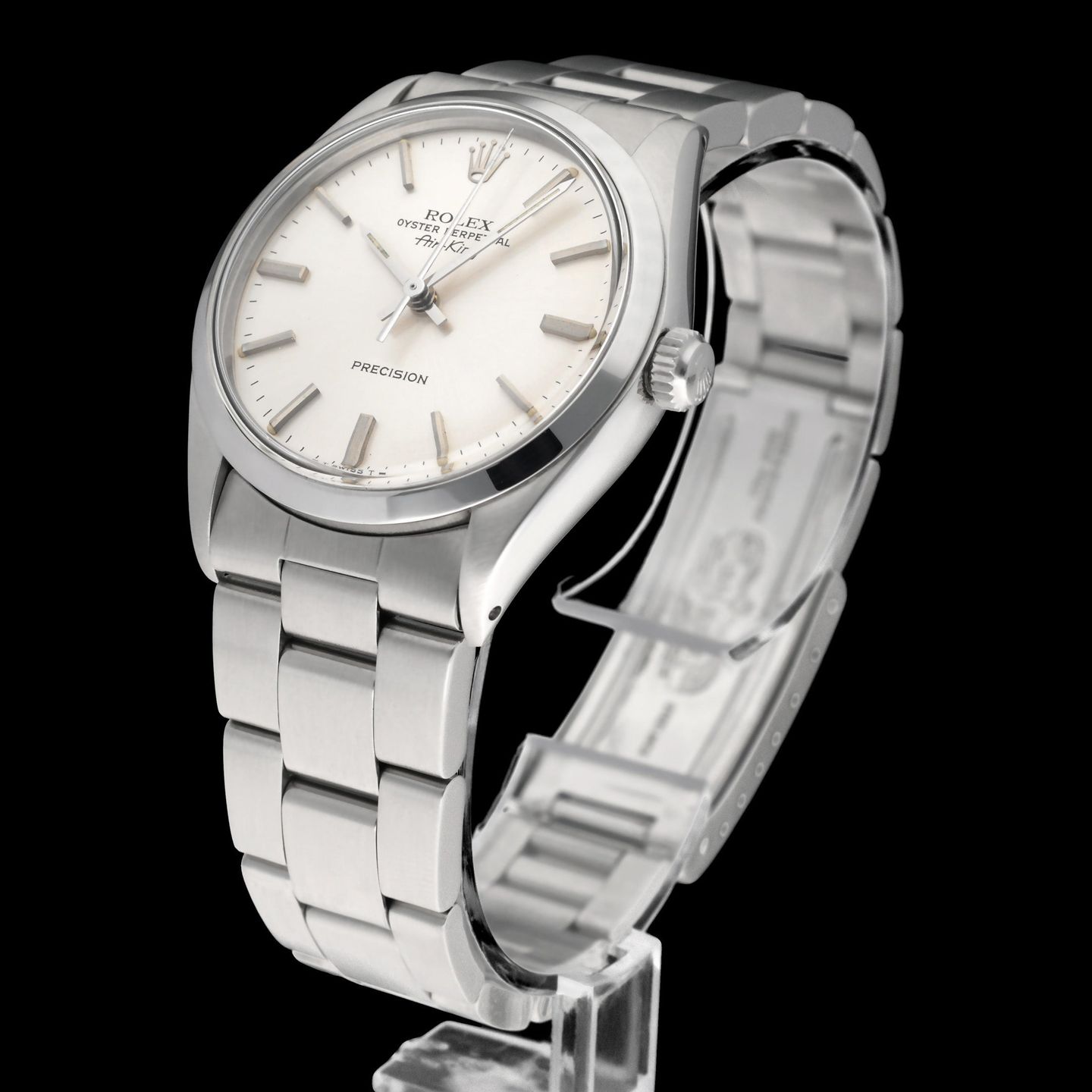 Rolex Air-King 5500 (1978) - 34mm Staal (4/7)