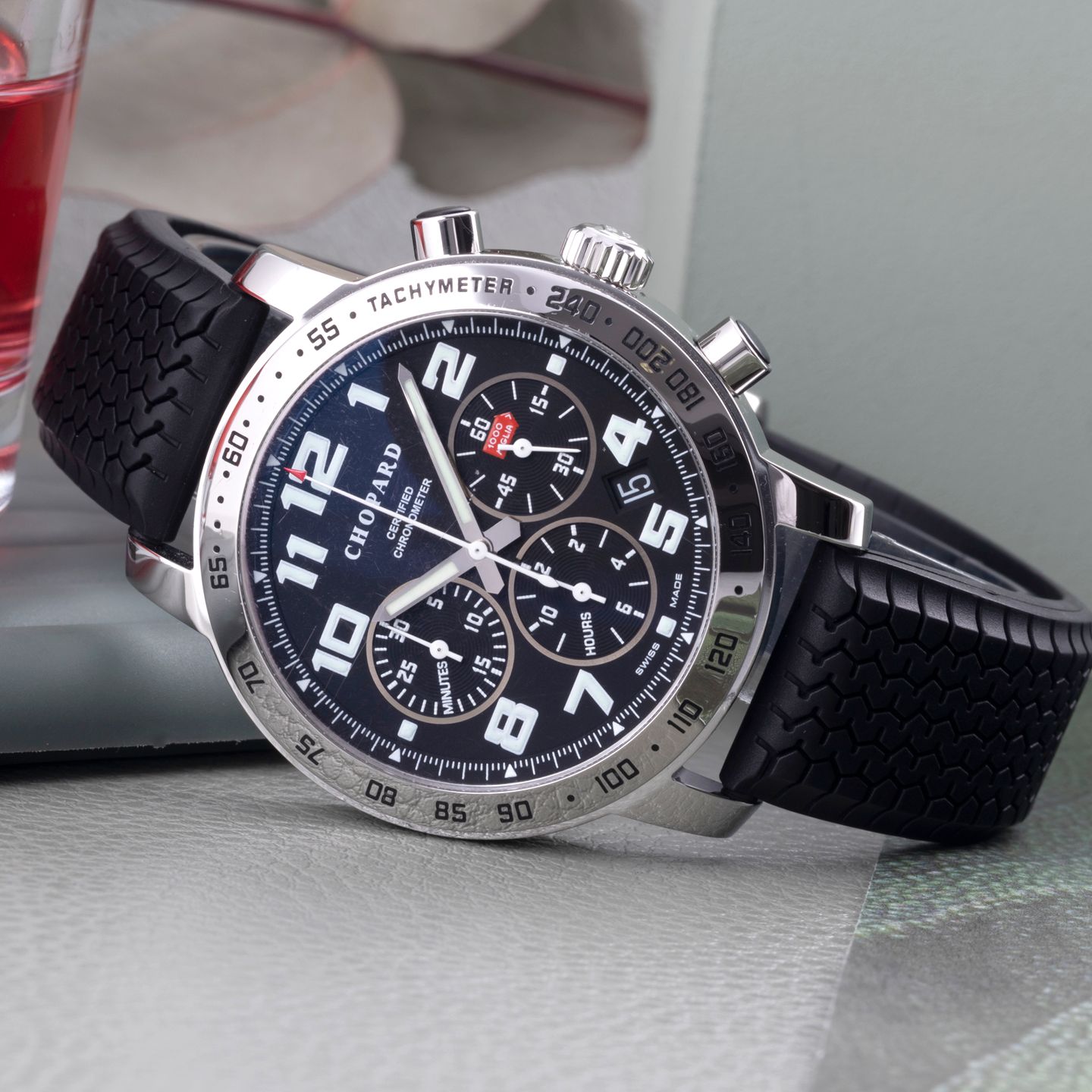 Chopard Mille Miglia 8920 (2002) - Zwart wijzerplaat 40mm Staal (2/8)