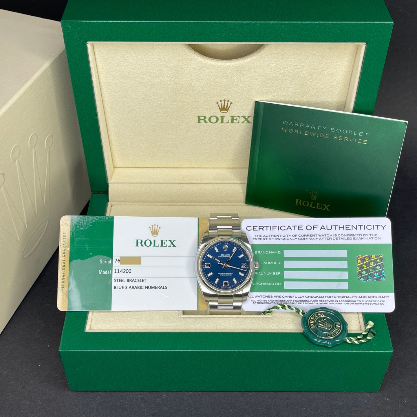 Rolex Oyster Perpetual 34 114200 (2017) - 34 mm Steel case (2/7)