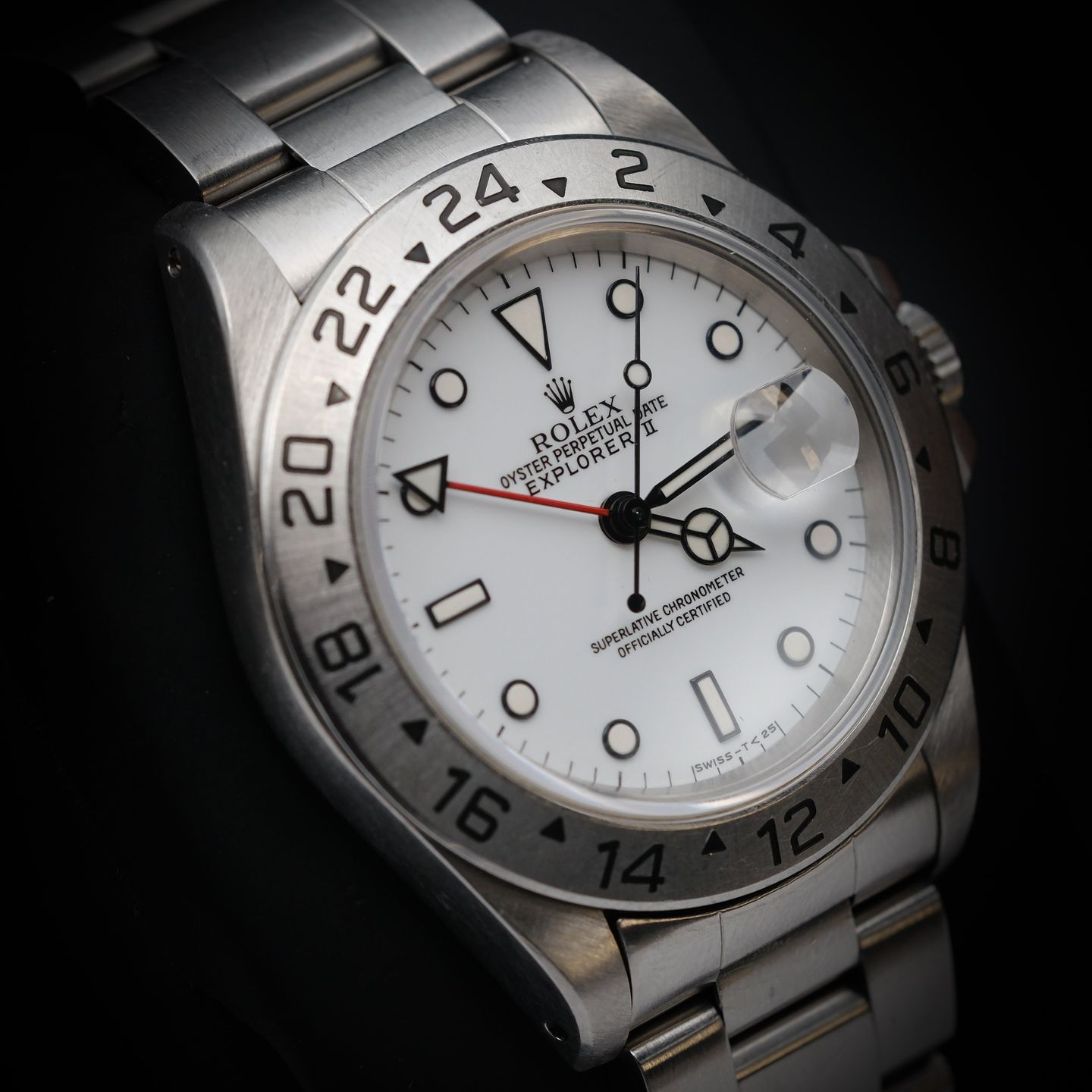 Rolex Explorer II 16570 (1995) - White dial 40 mm Steel case (3/6)