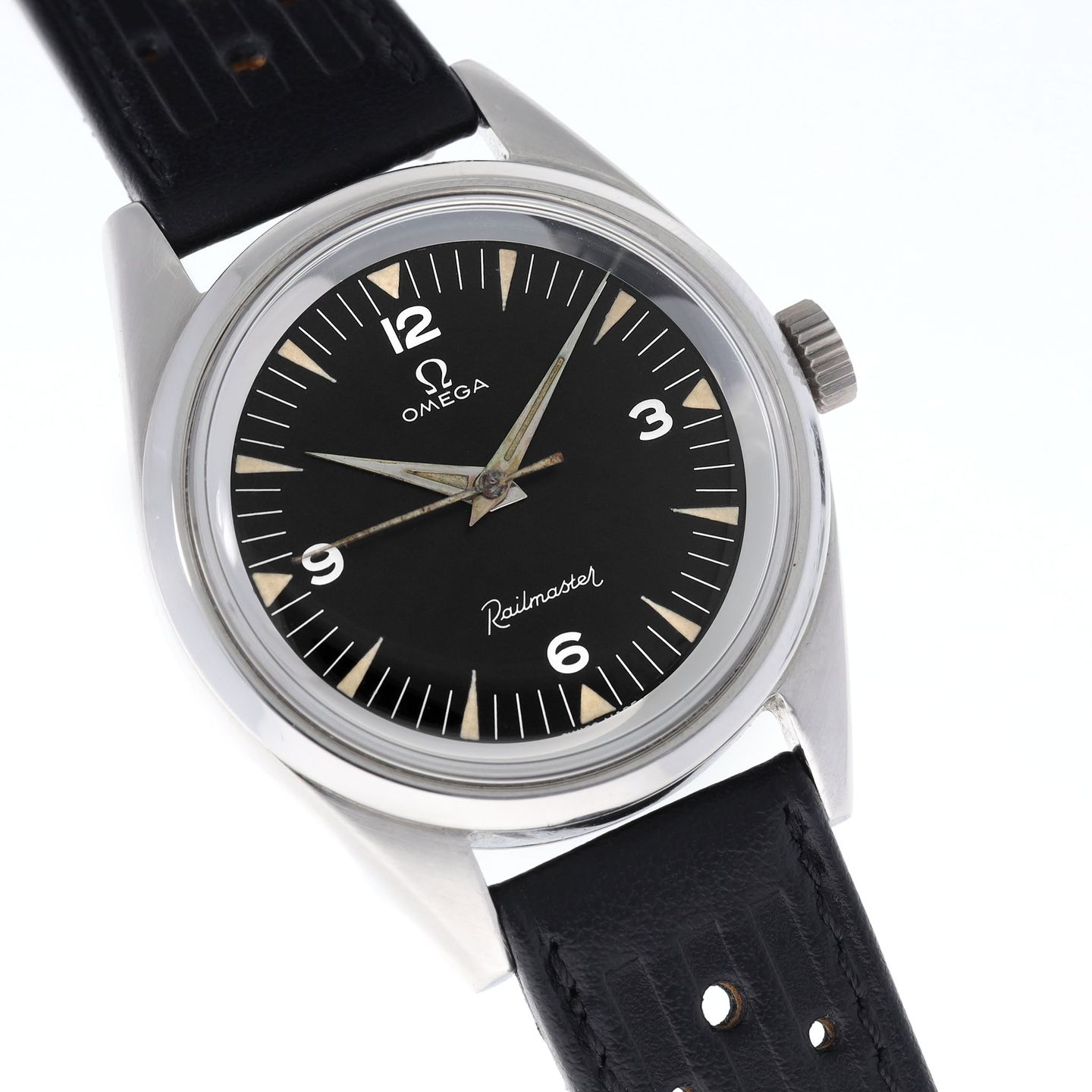Omega Vintage 135004-63 (1963) - White dial 38 mm Steel case (4/8)
