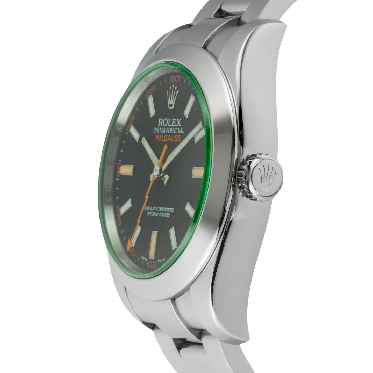 Rolex Milgauss 116400GV (Unknown (random serial)) - 40 mm Steel case (6/8)