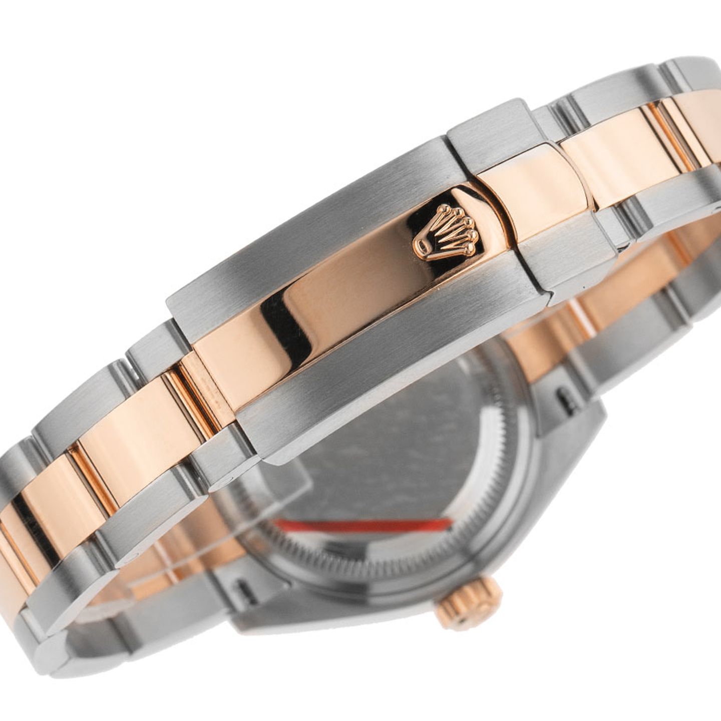 Rolex Lady-Datejust 279161 (2016) - Brown dial 28 mm Gold/Steel case (6/7)