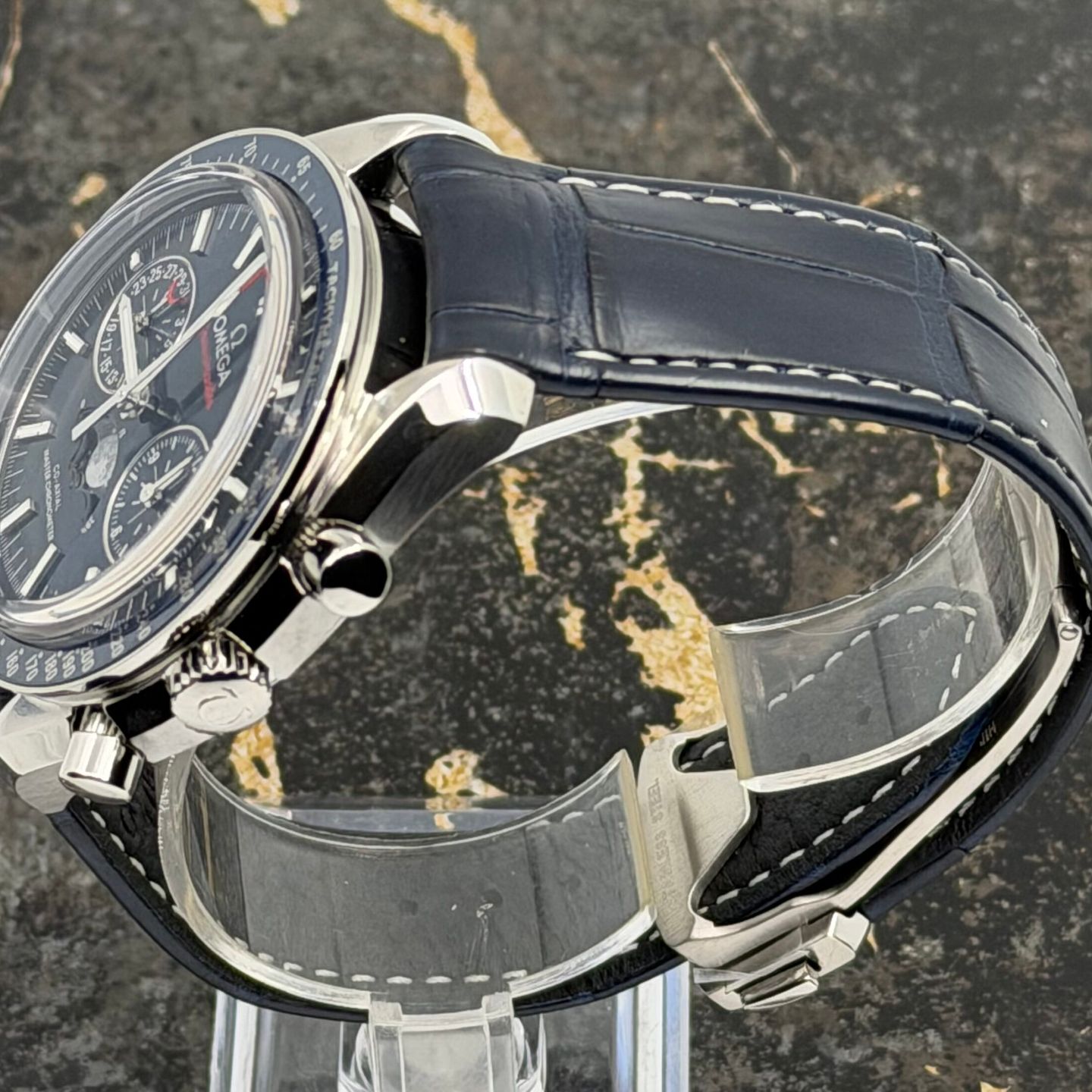 Omega Speedmaster Moonphase 304.33.44.52.03.001 (2026) - Blauw wijzerplaat 44mm Staal (5/8)