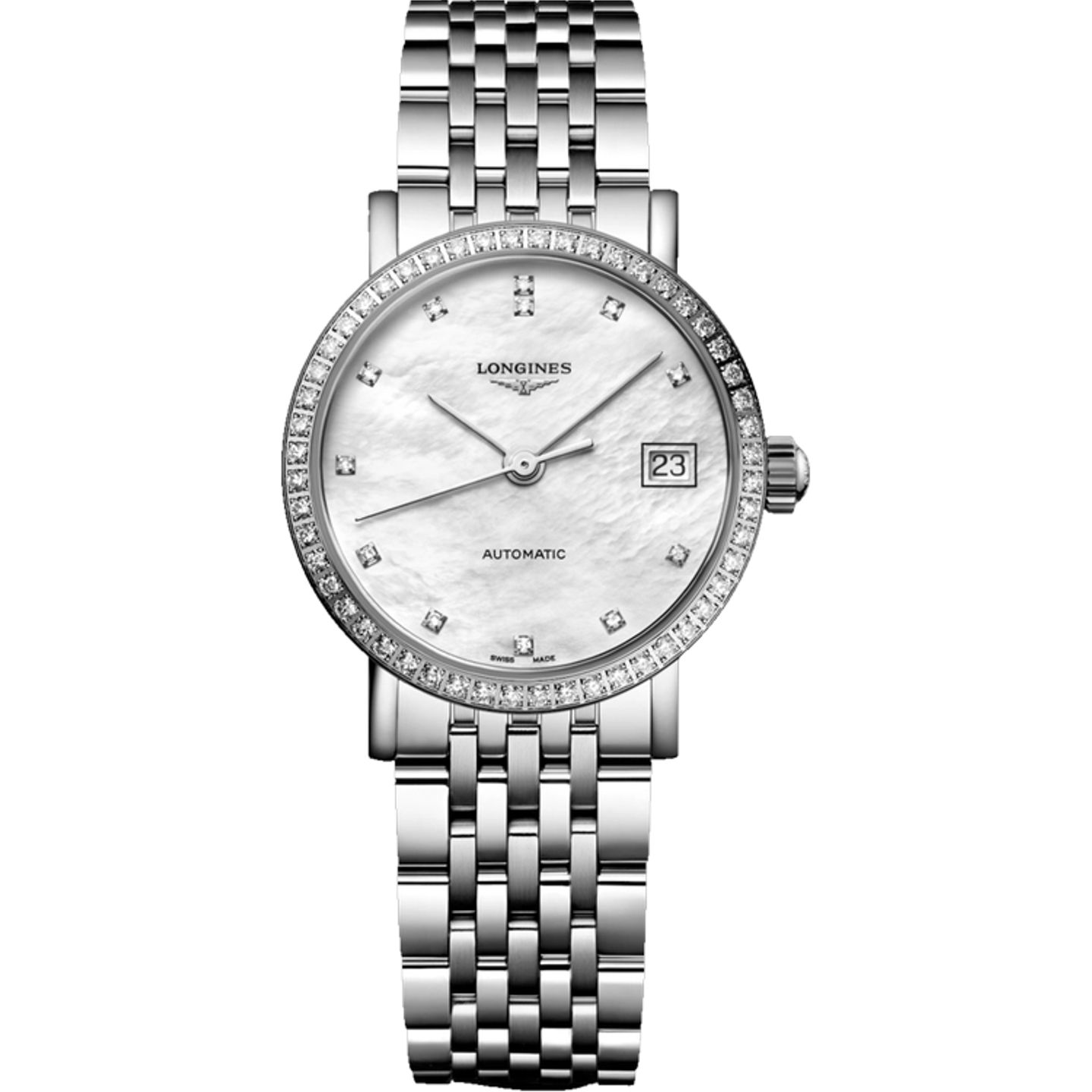 Longines Elegant L4.309.0.80.6 (2026) - Parelmoer wijzerplaat 26mm Staal (1/1)