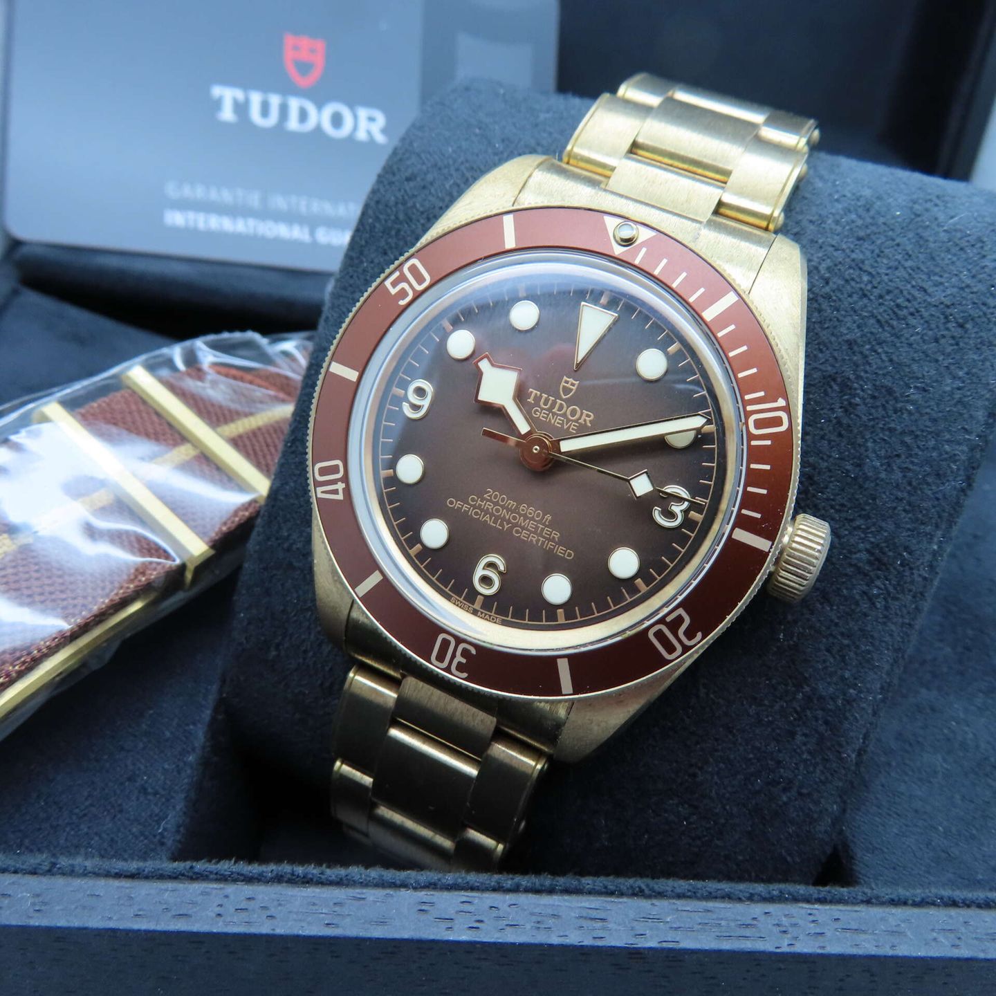 Tudor Black Bay Bronze 79012M (2023) - Brown dial 39 mm Bronze case (3/8)