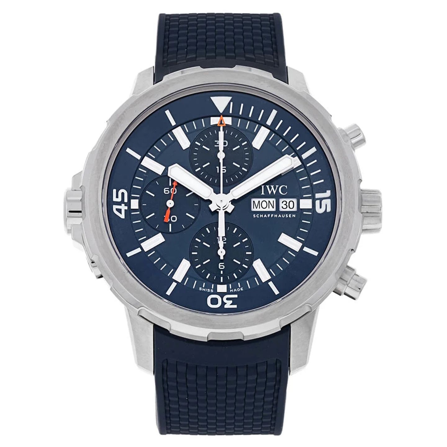 IWC Aquatimer Chronograph IW376806 (2024) - Blauw wijzerplaat 44mm Staal (3/3)