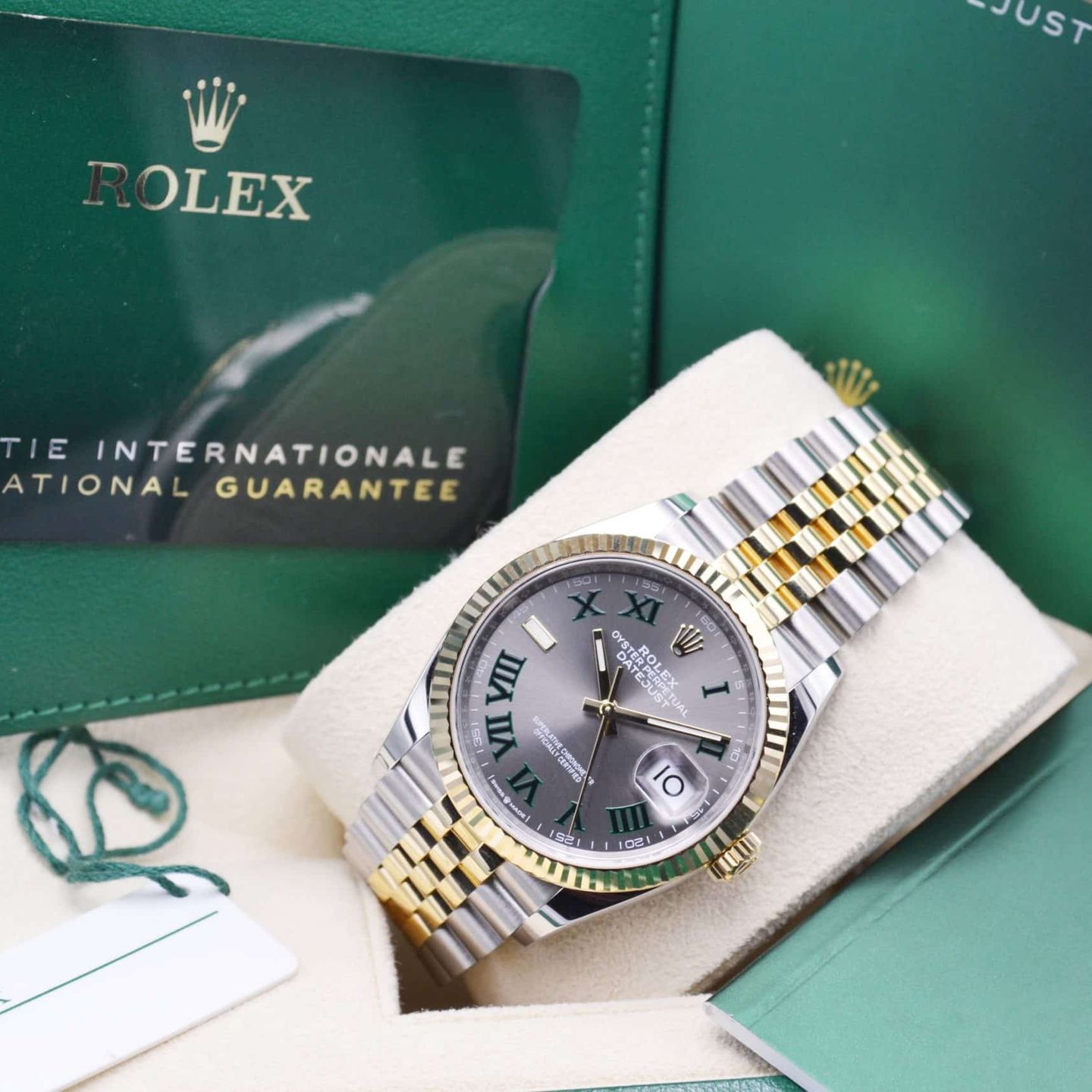 Rolex Datejust 36 126233 (2023) - 36mm Goud/Staal (7/7)