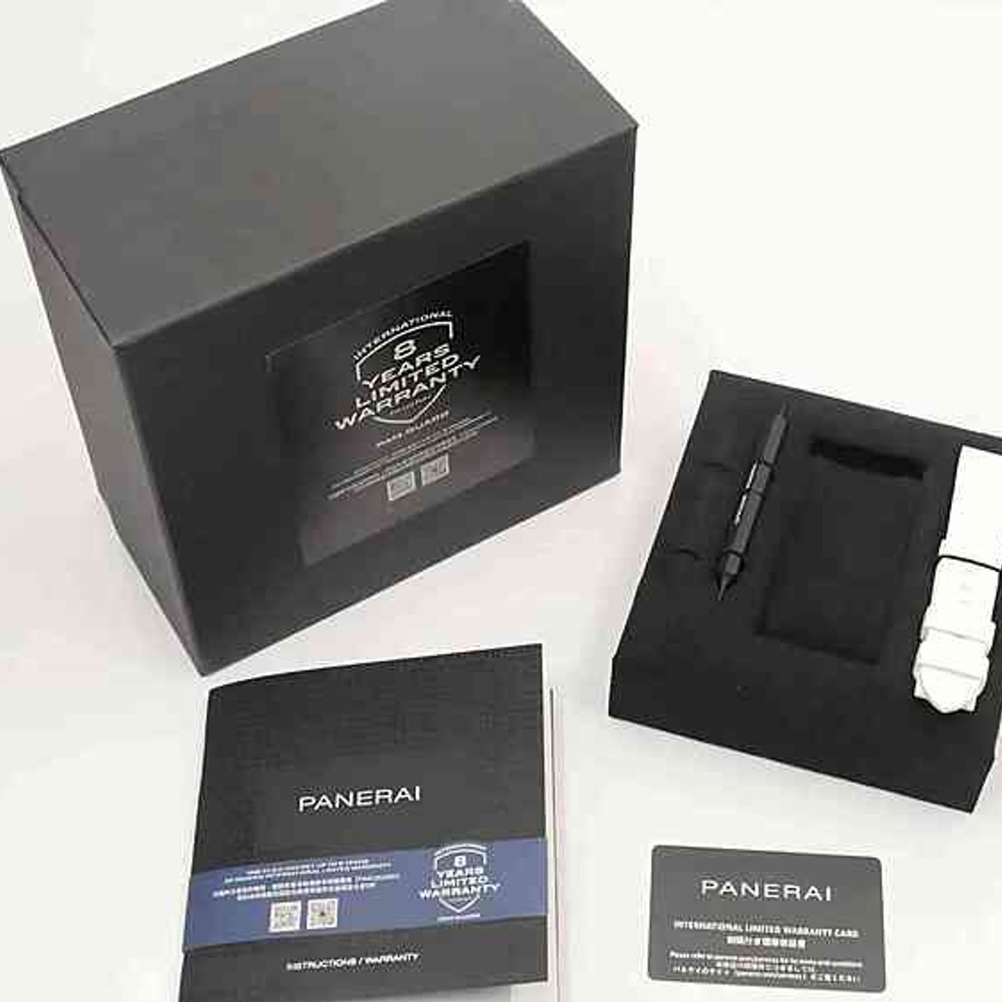 Panerai Luminor Chrono PAM01303 (Onbekend (willekeurig serienummer)) - Blauw wijzerplaat 44mm Staal (3/3)