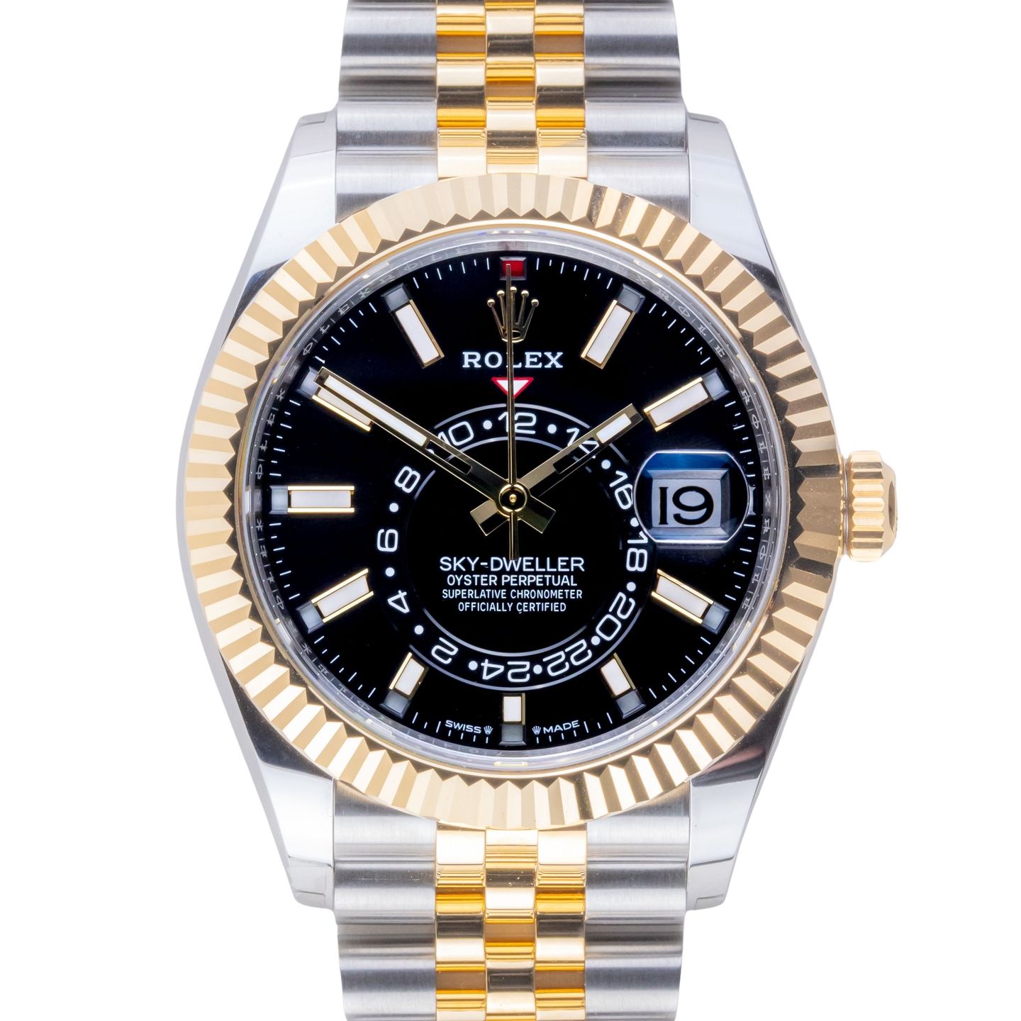 Rolex Sky-Dweller 336933 (2025) - 42mm Goud/Staal (3/8)