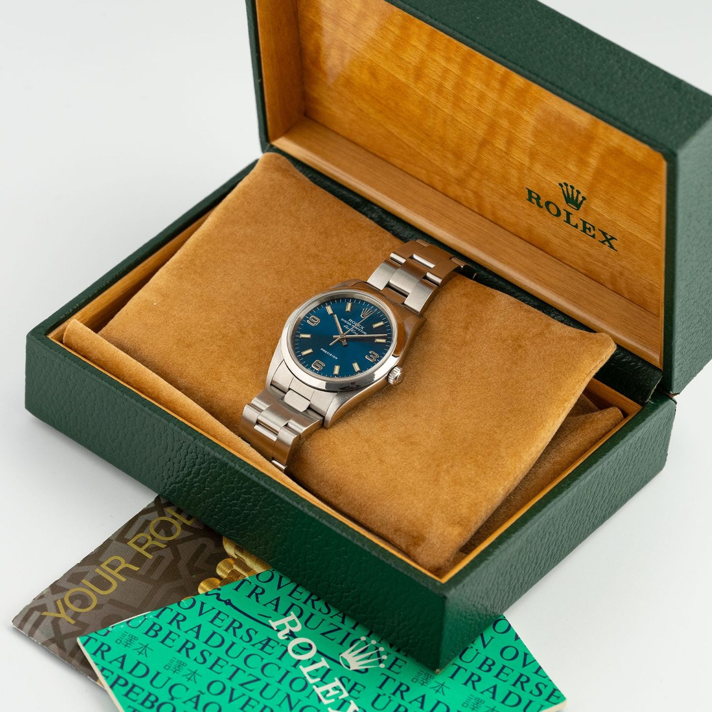 Rolex Air-King 14000M (2000) - Blue dial 34 mm Steel case (5/5)