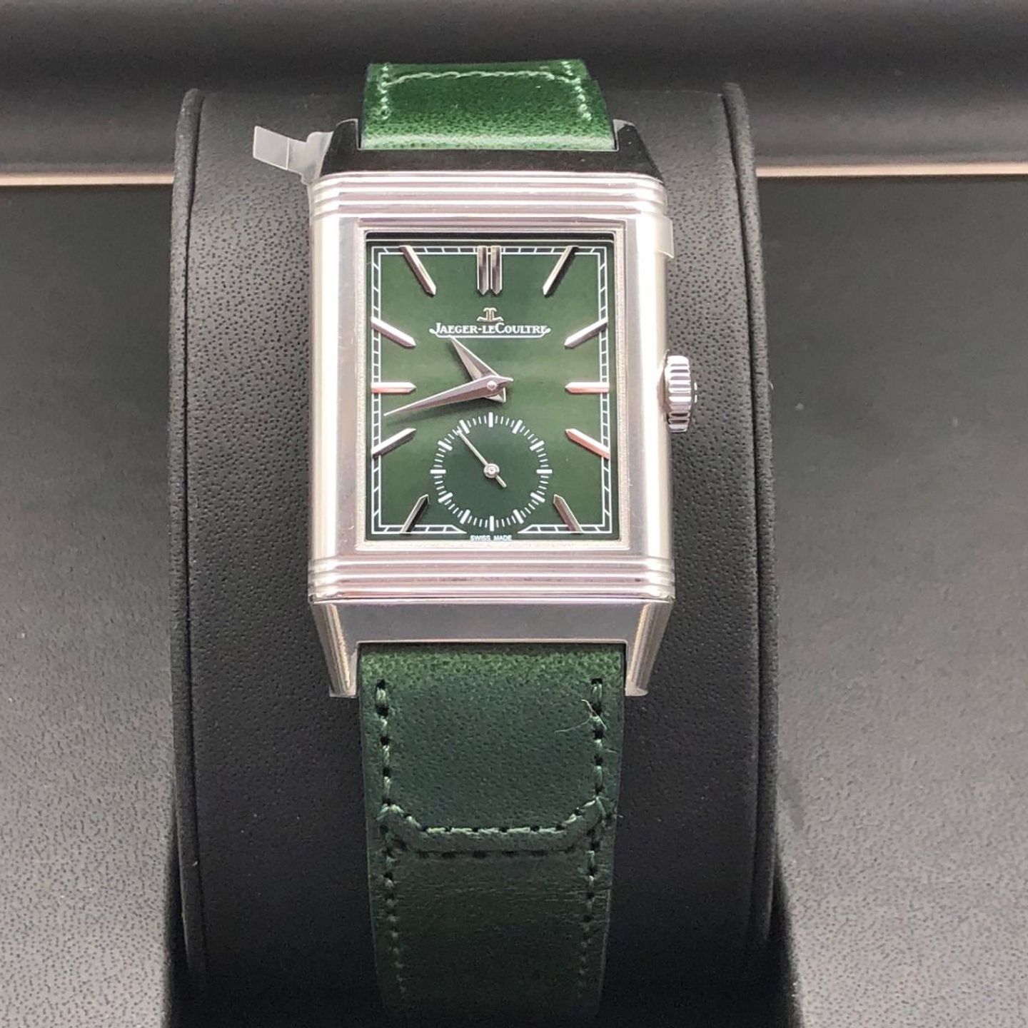 Jaeger-LeCoultre Reverso Q3978430 (2022) - Groen wijzerplaat 45mm Staal (3/8)