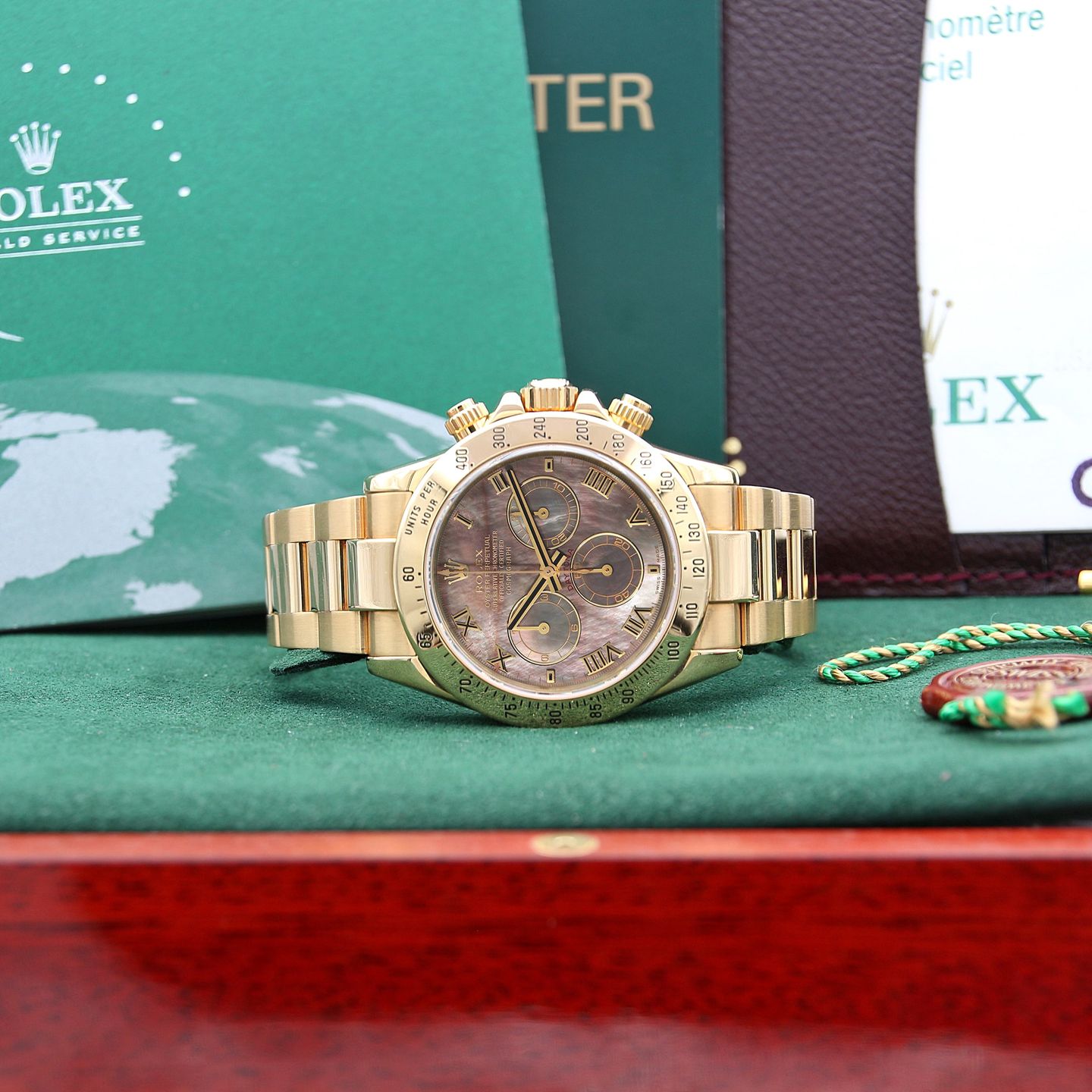 Rolex Daytona 116528 (Unknown (random serial)) - 40 mm Yellow Gold case (4/8)