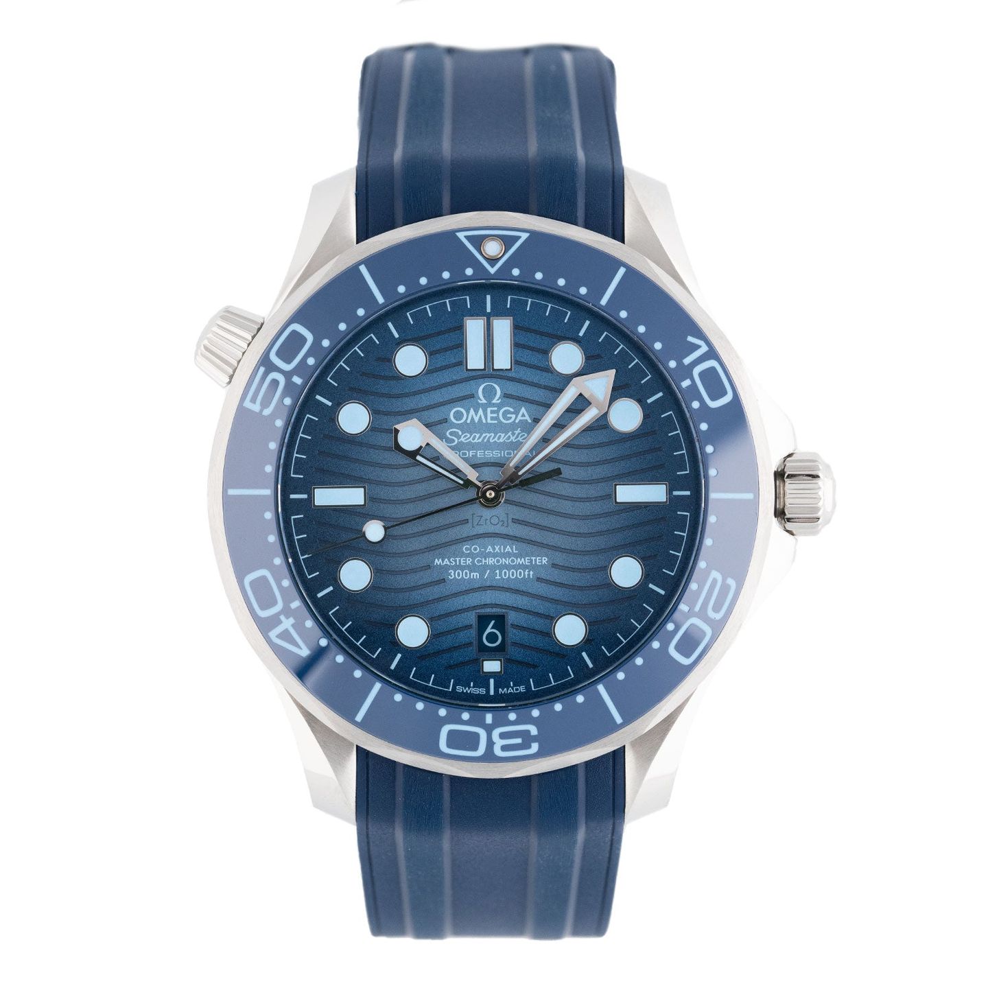 Omega Seamaster Diver 300 M 210.32.42.20.03.002 (2024) - Blauw wijzerplaat 42mm Staal (1/5)