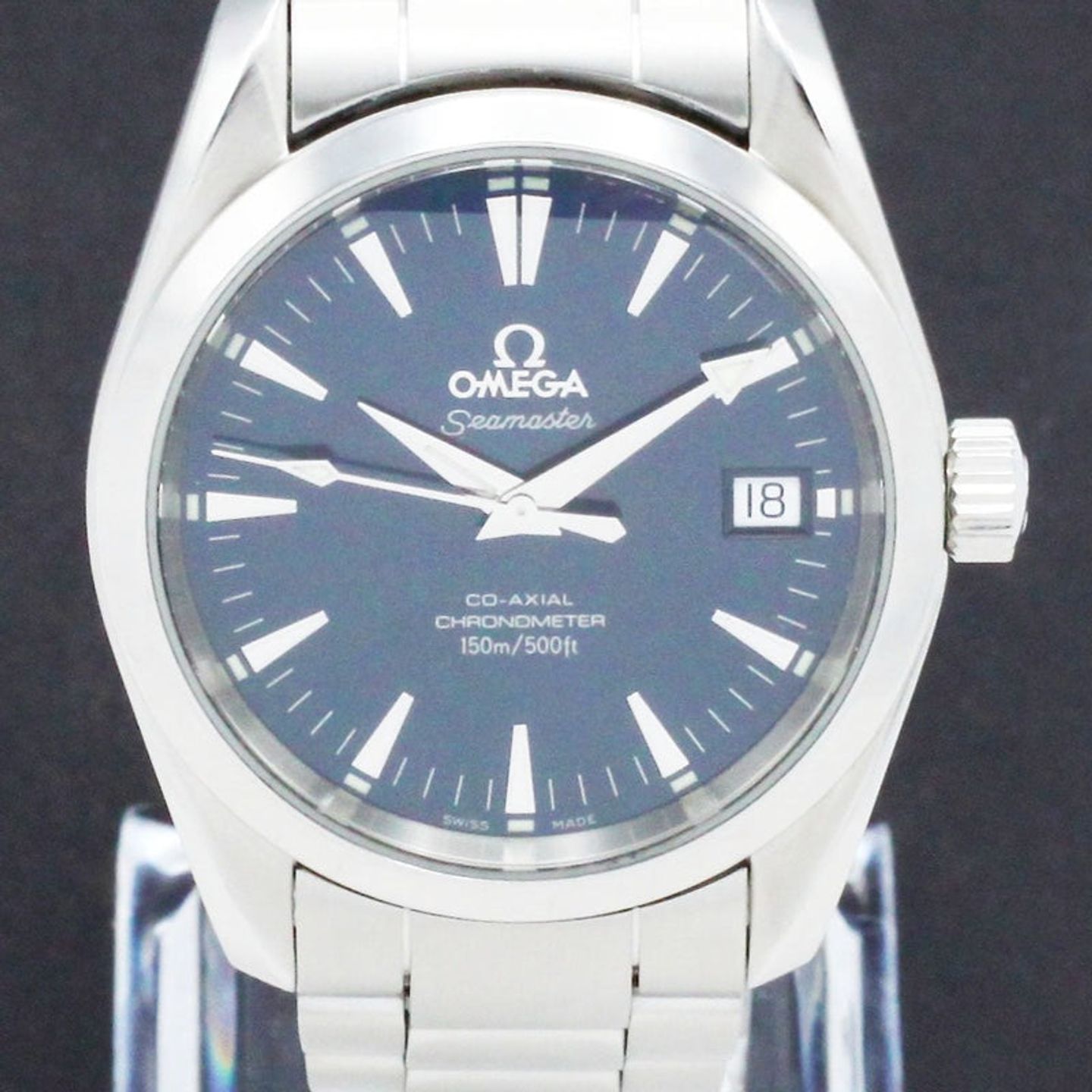 Omega Seamaster Aqua Terra 2504.8 (2003) - Blue dial 36 mm Steel case (1/7)