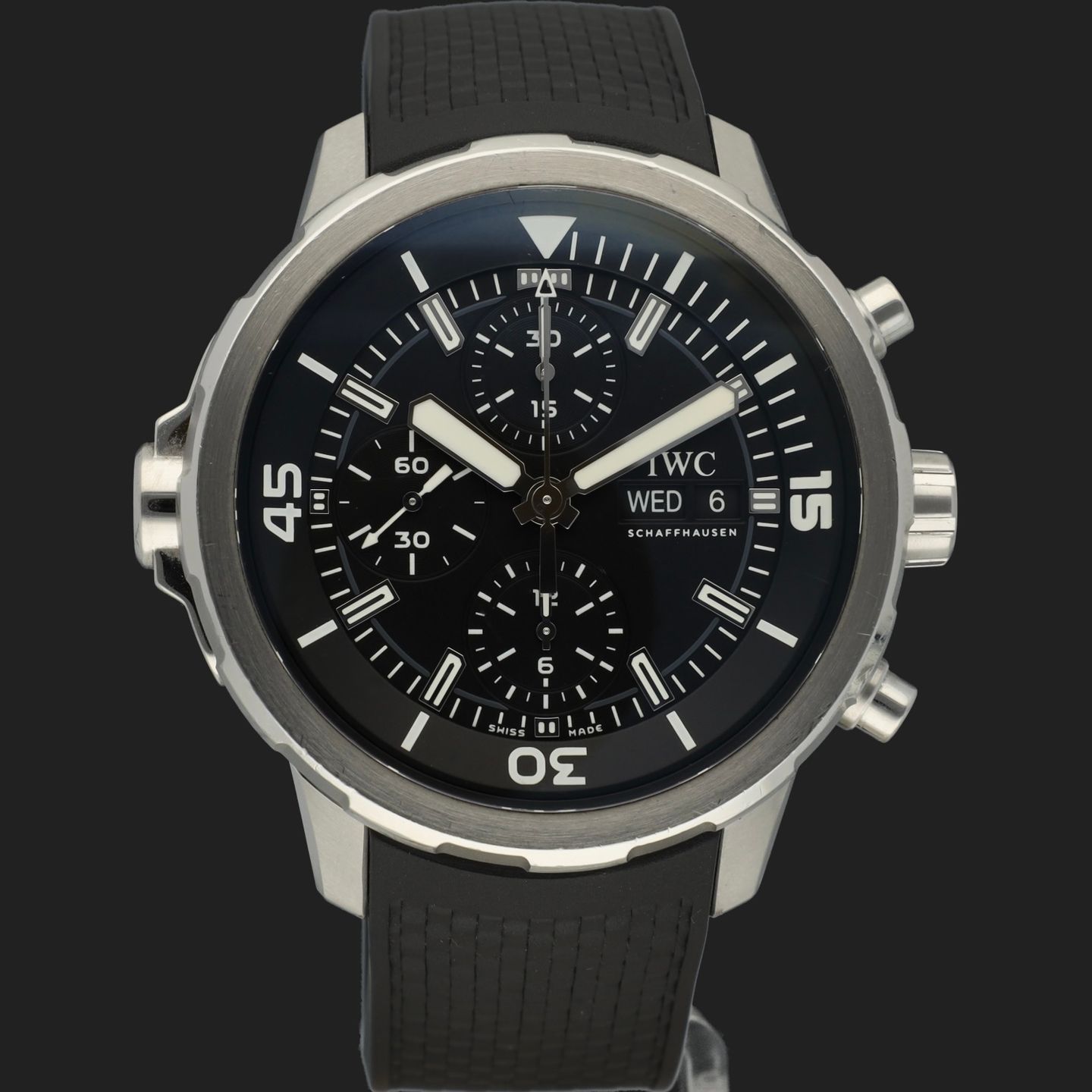 IWC Aquatimer Chronograph IW376801 (2019) - Silver dial 44 mm Steel case (3/8)