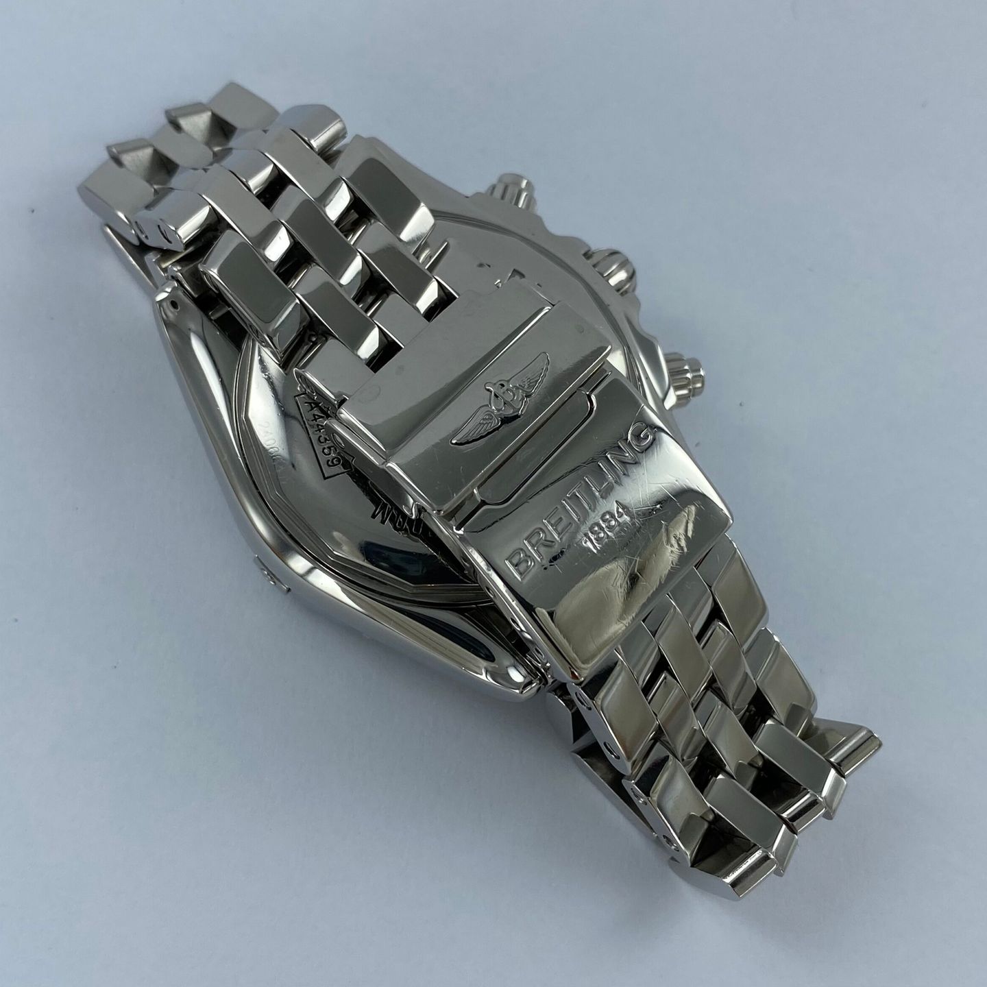 Breitling Blackbird A44359 (Onbekend (willekeurig serienummer)) - Zwart wijzerplaat 44mm Staal (8/8)