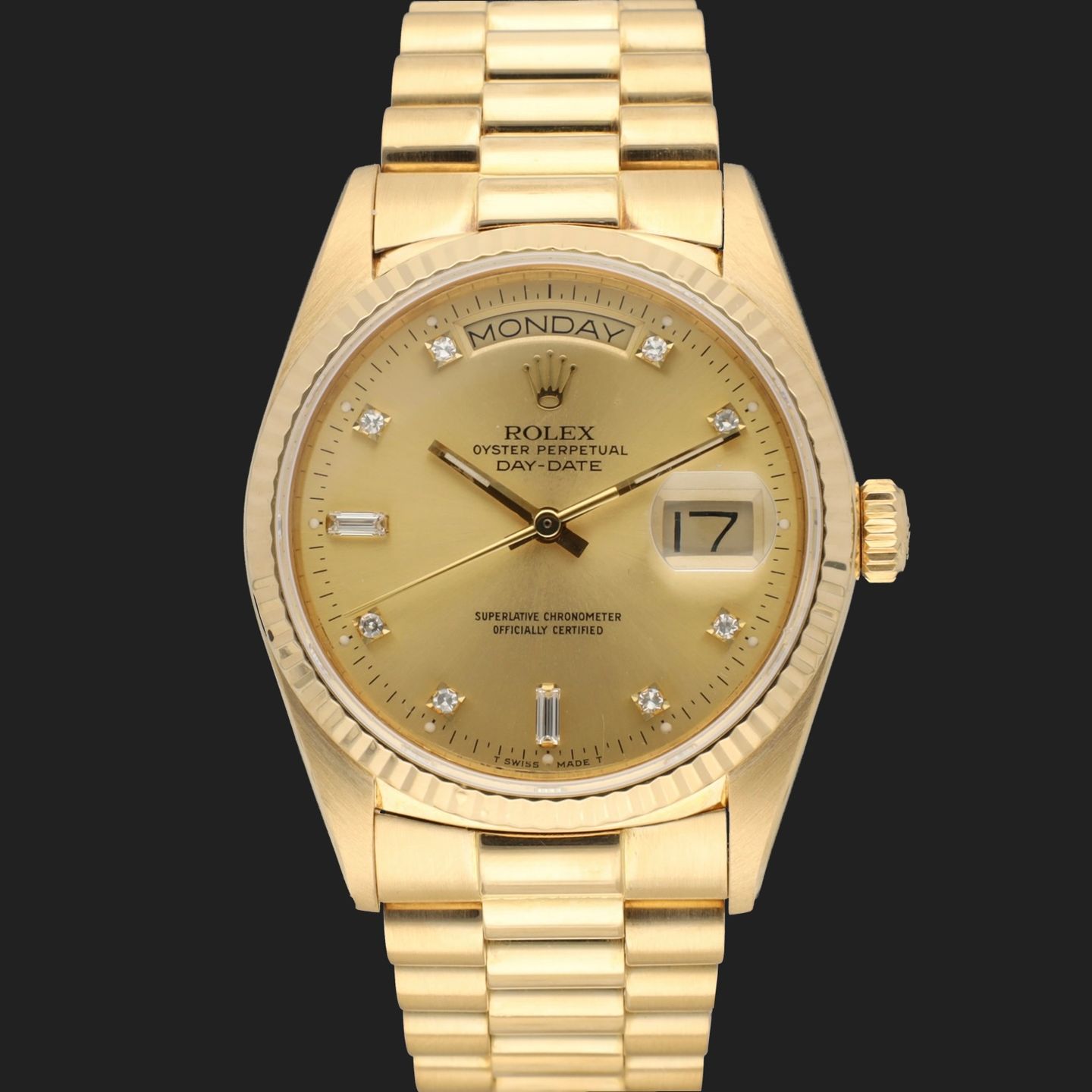 Rolex Day-Date 36 18038 (1988) - 36mm Geelgoud (3/7)