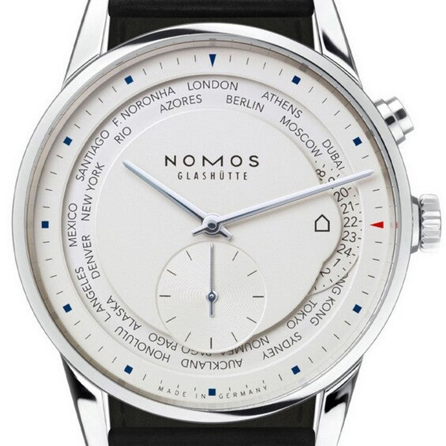 NOMOS Zürich Weltzeit 805 (2026) - White dial 40 mm Steel case (1/1)
