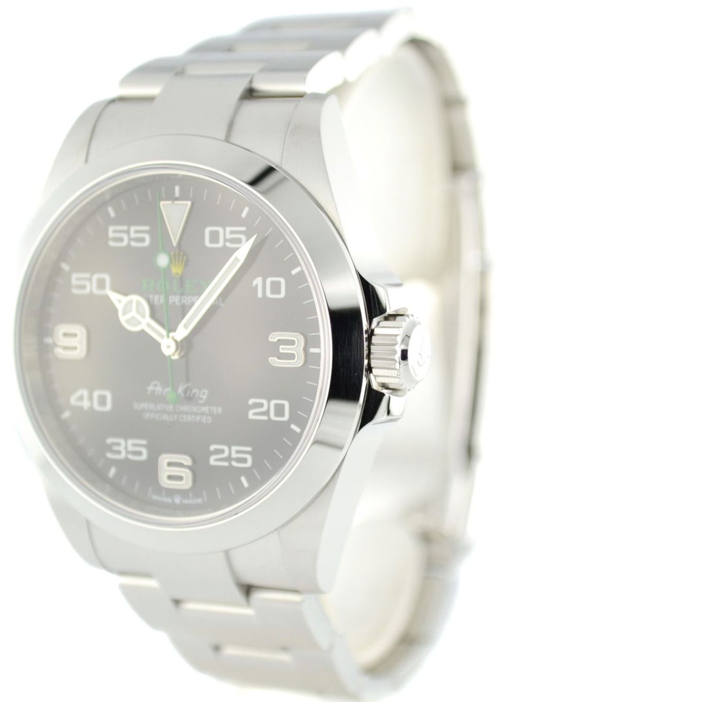 Rolex Air-King 126900 (2023) - Black dial 40 mm Steel case (2/7)