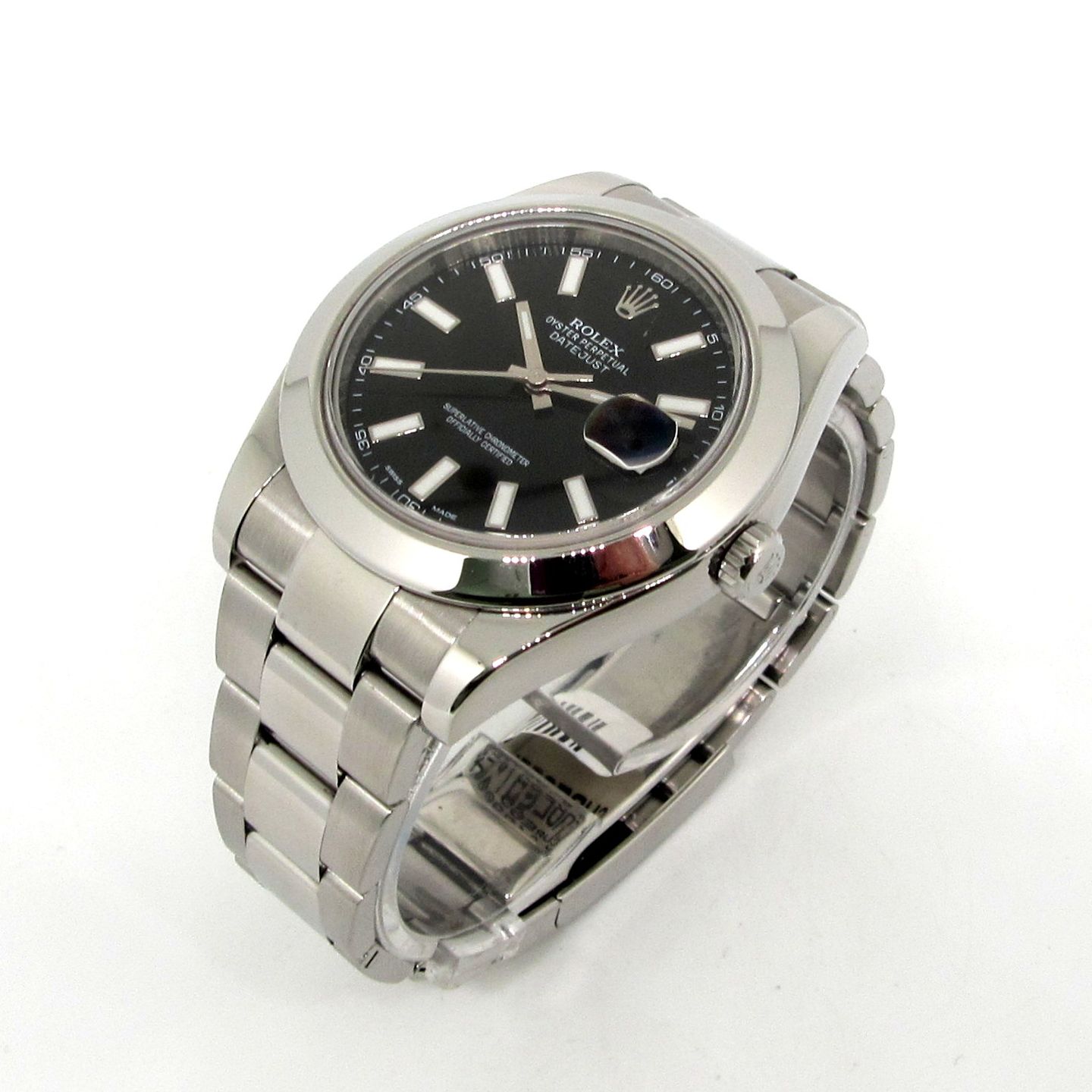 Rolex Datejust II 116300 (2015) - Black dial 41 mm Steel case (5/6)