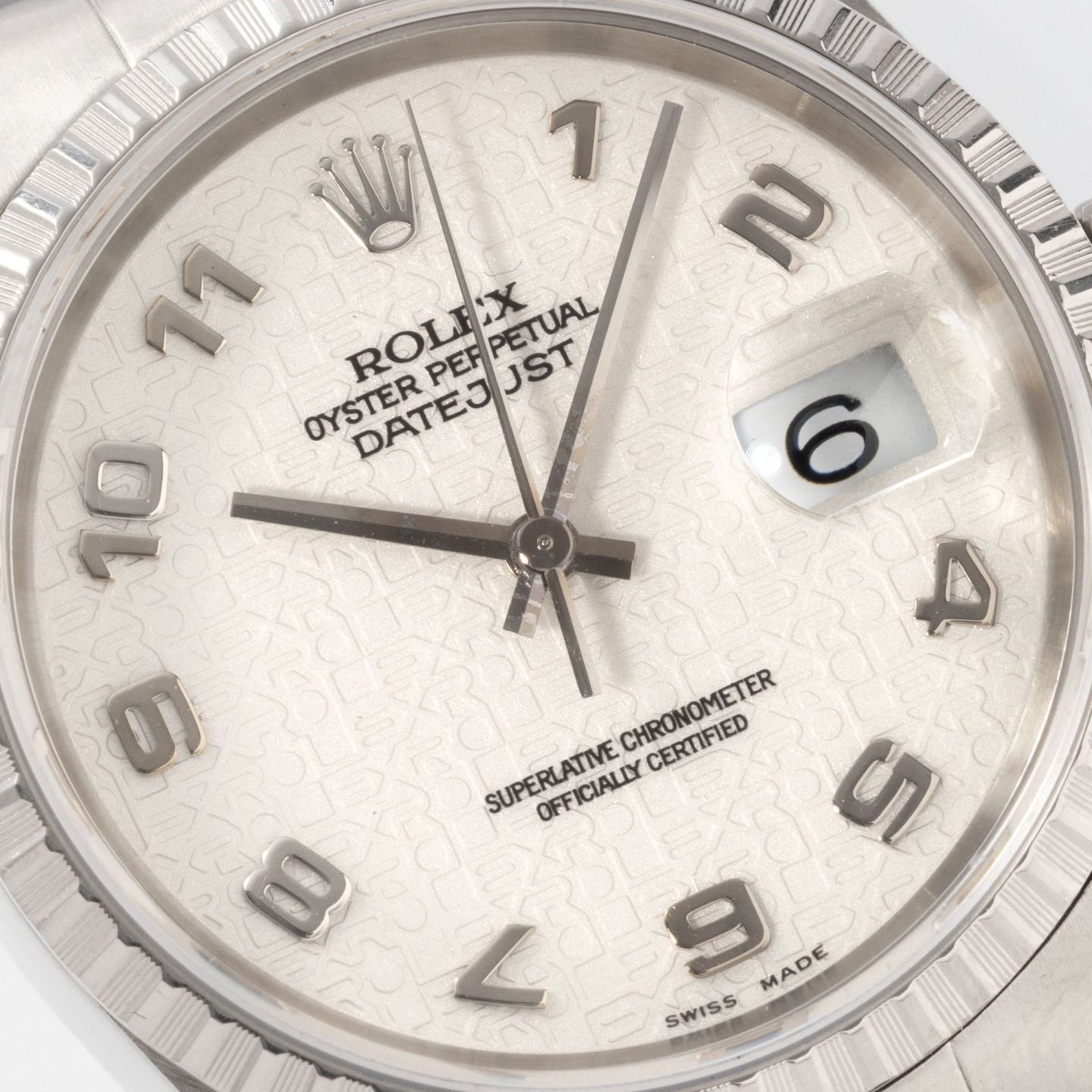 Rolex Datejust 36 16220 (1996) - Wit wijzerplaat 36mm Staal (3/7)