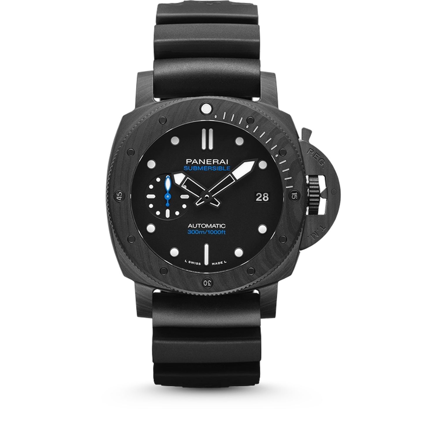 Panerai Luminor Submersible PAM02231 (2025) - Blue dial 42 mm Carbon case (1/1)