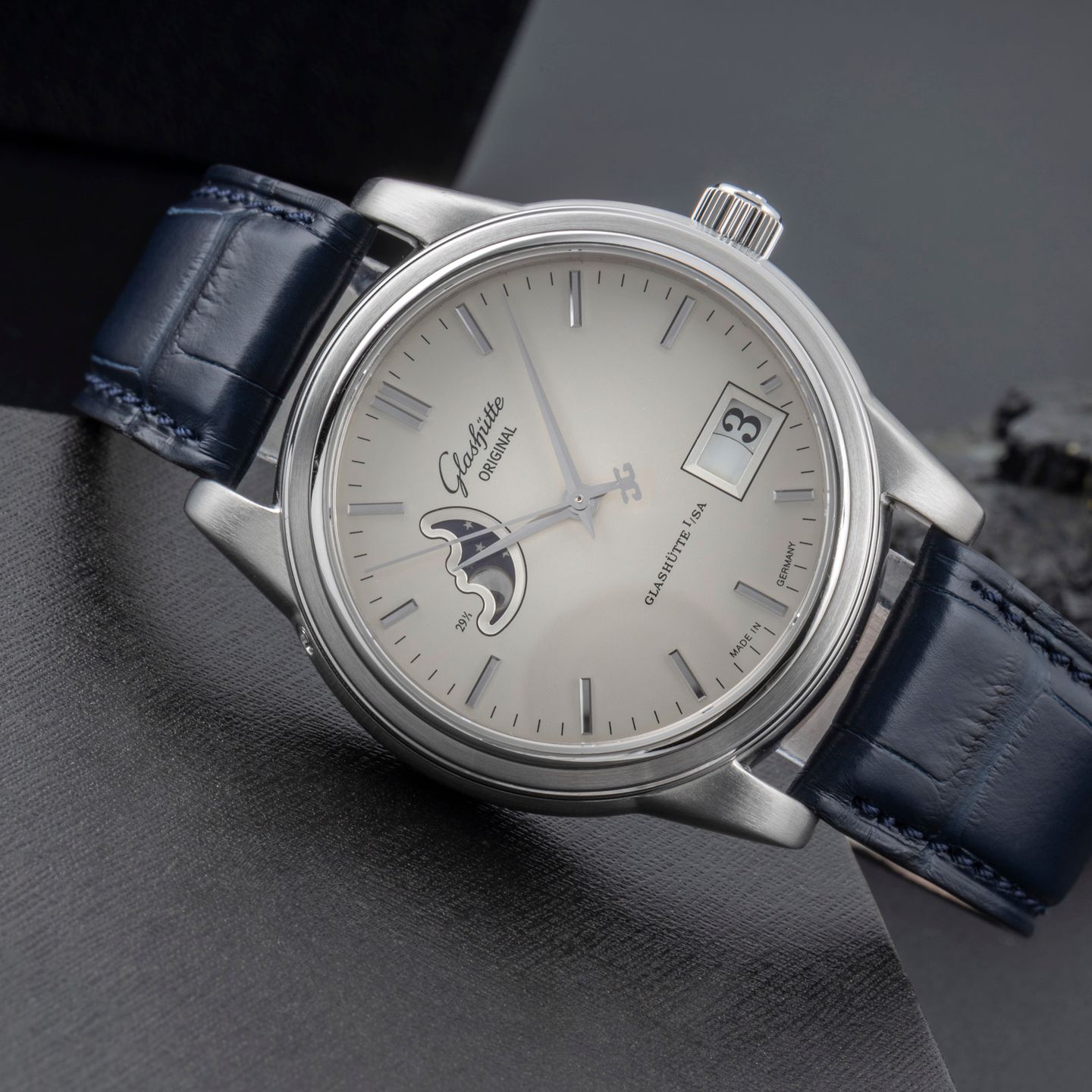 Glashütte Original Senator Panorama Date Moon Phase 1-39-41-04-12-04 - (2/8)