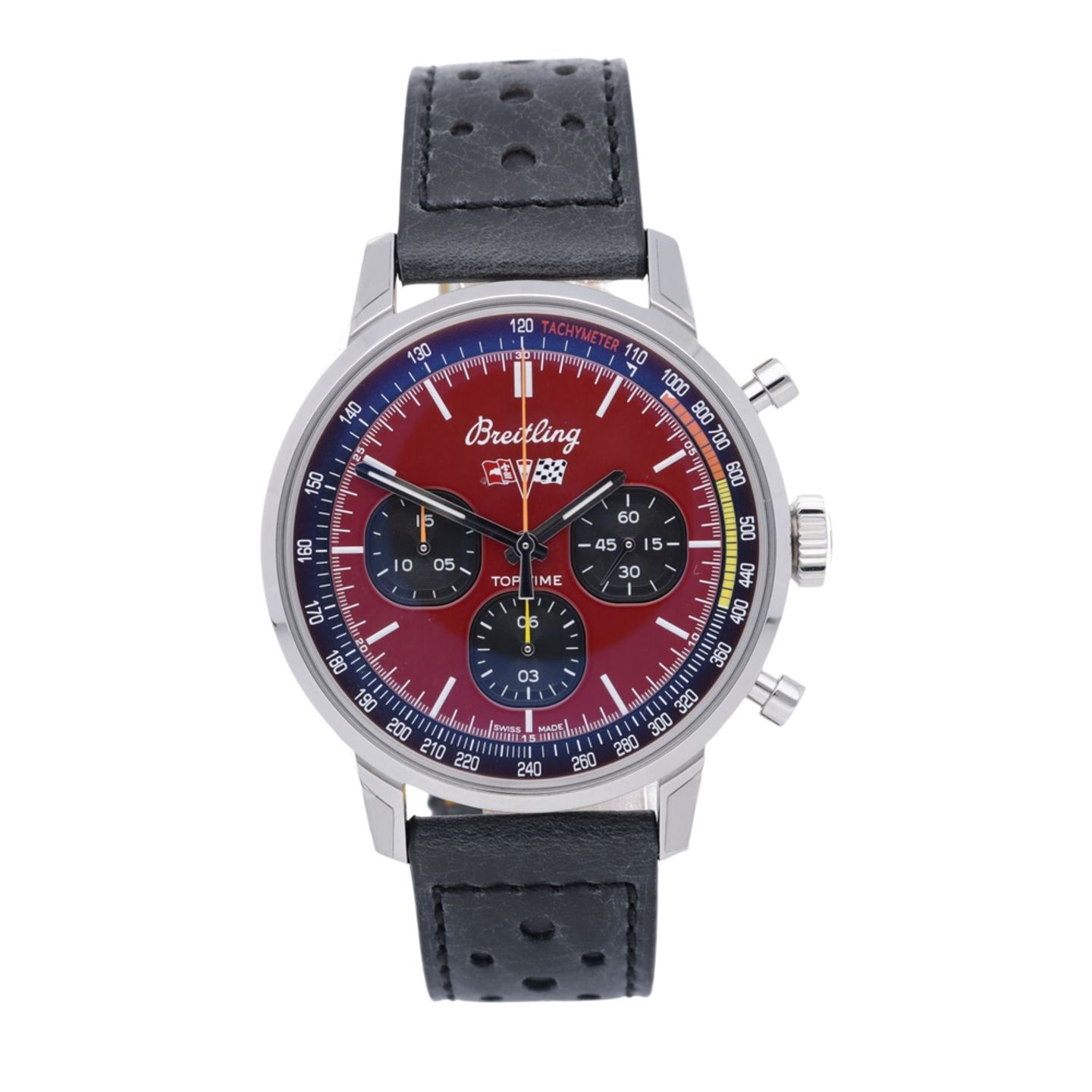 Breitling Top Time A25310241K1X1 (2023) - Red dial 42 mm Steel case (1/7)