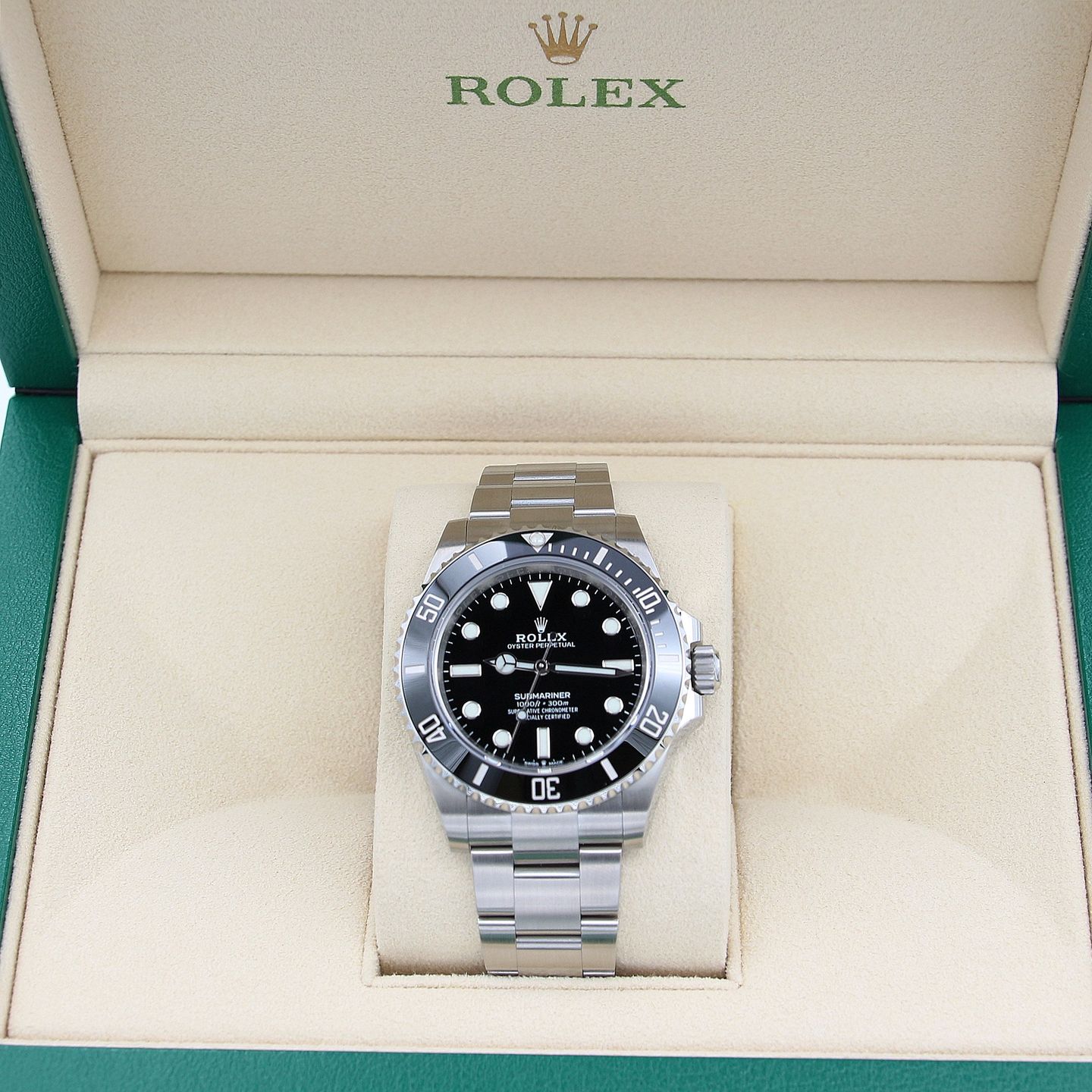 Rolex Submariner No Date 124060 (Onbekend (willekeurig serienummer)) - Zwart wijzerplaat 41mm Staal (4/8)