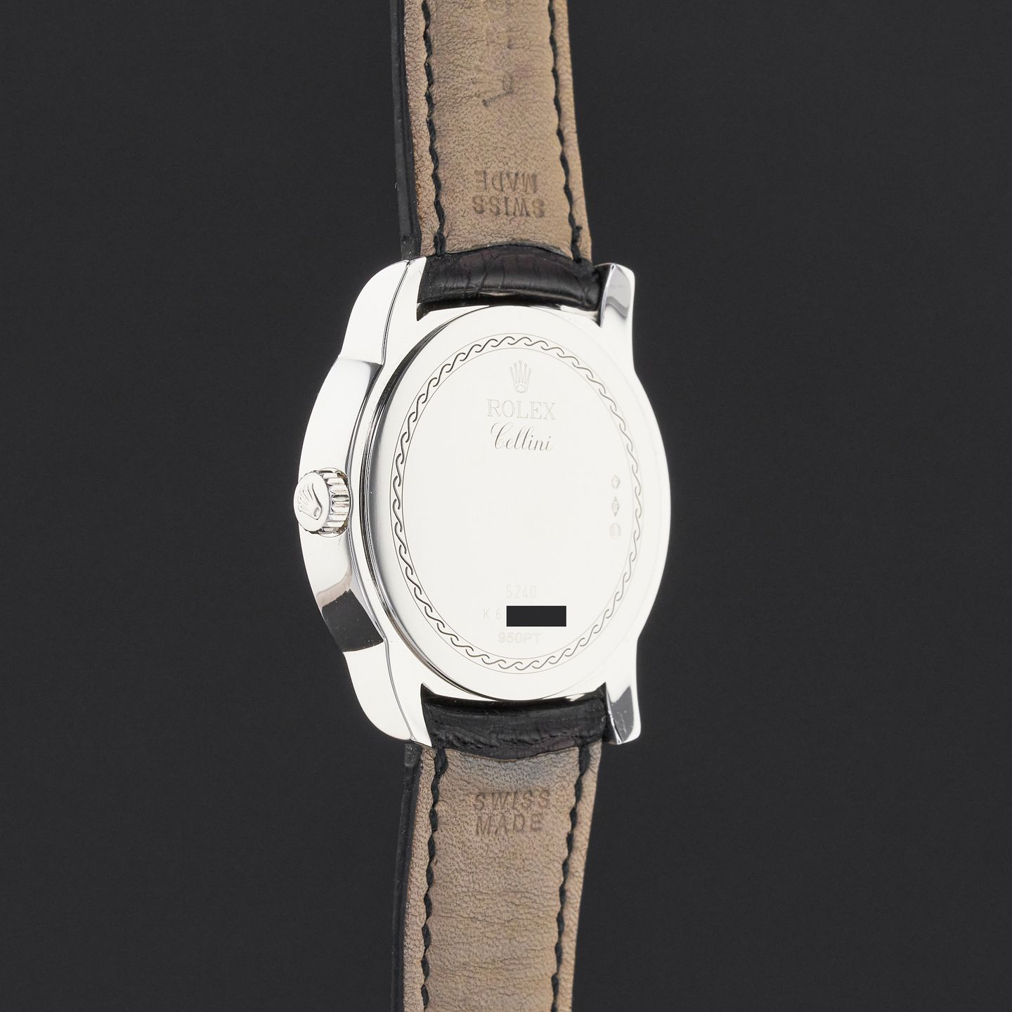 Rolex Cellini 5240 (2001) - Wit wijzerplaat 35mm Platina (7/8)