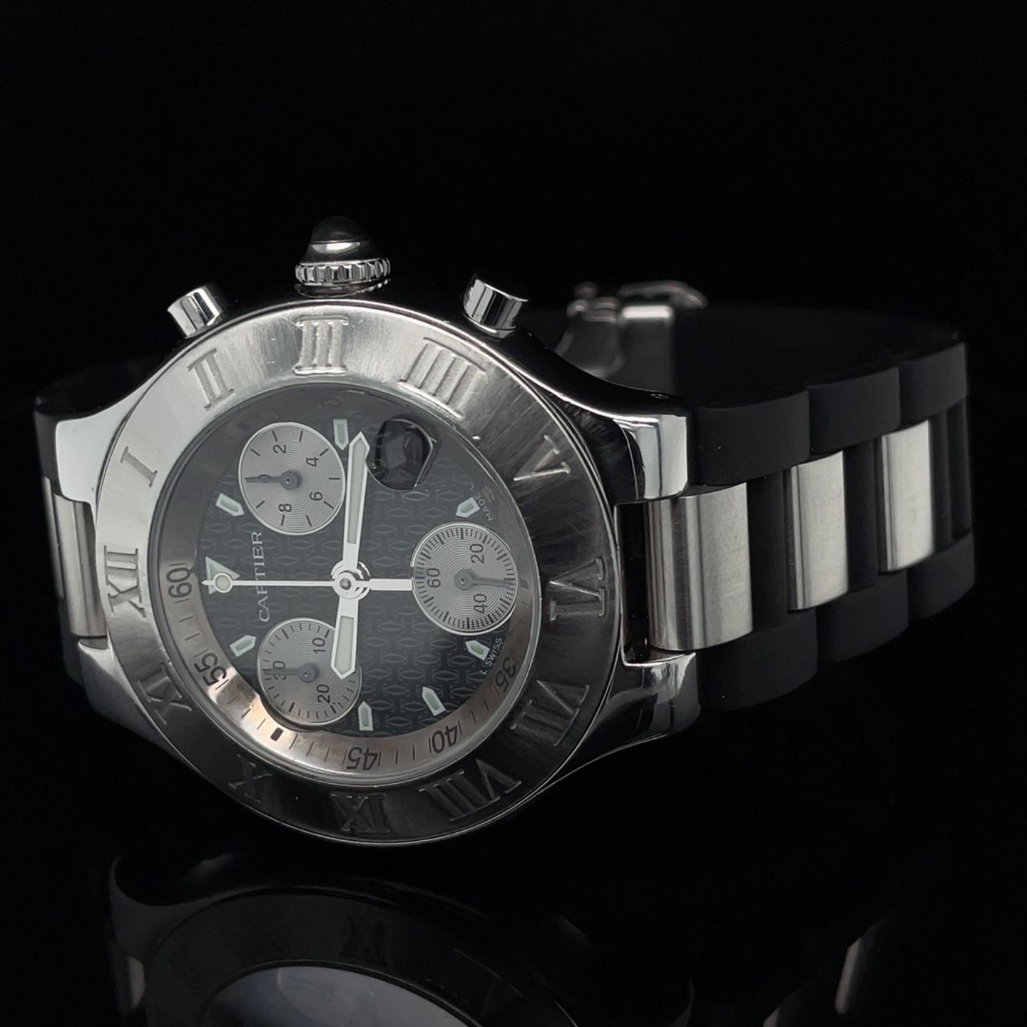Cartier 21 Chronoscaph 2424 - (5/8)