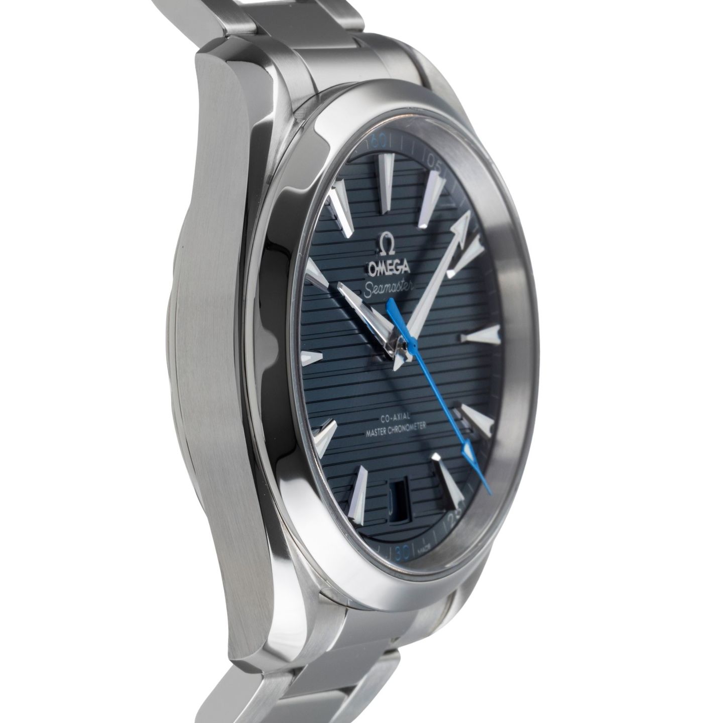 Omega Seamaster Aqua Terra 220.10.41.21.03.002 (2020) - Blue dial 41 mm Steel case (7/8)