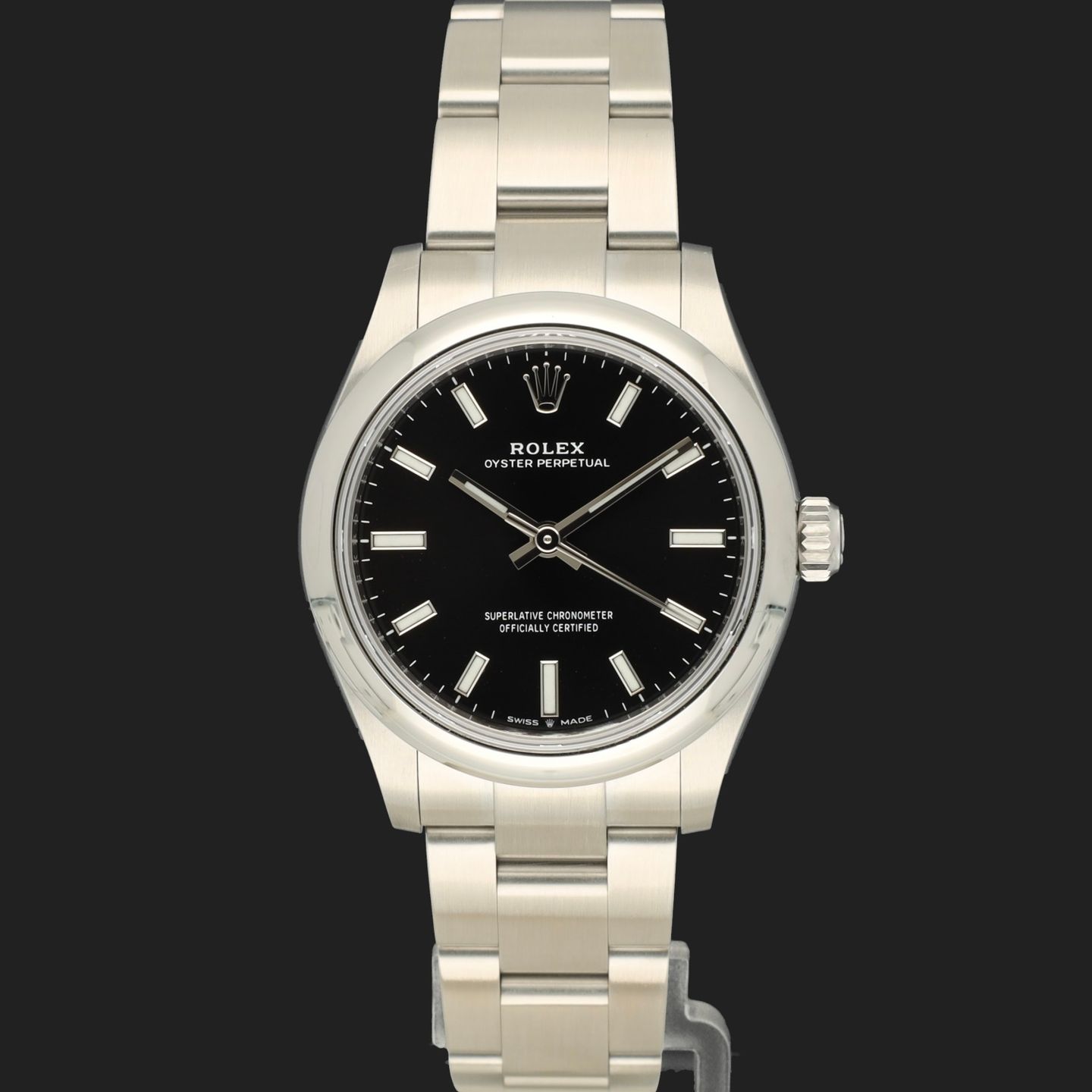 Rolex Oyster Perpetual 31 277200 (2021) - Black dial 31 mm Steel case (2/7)