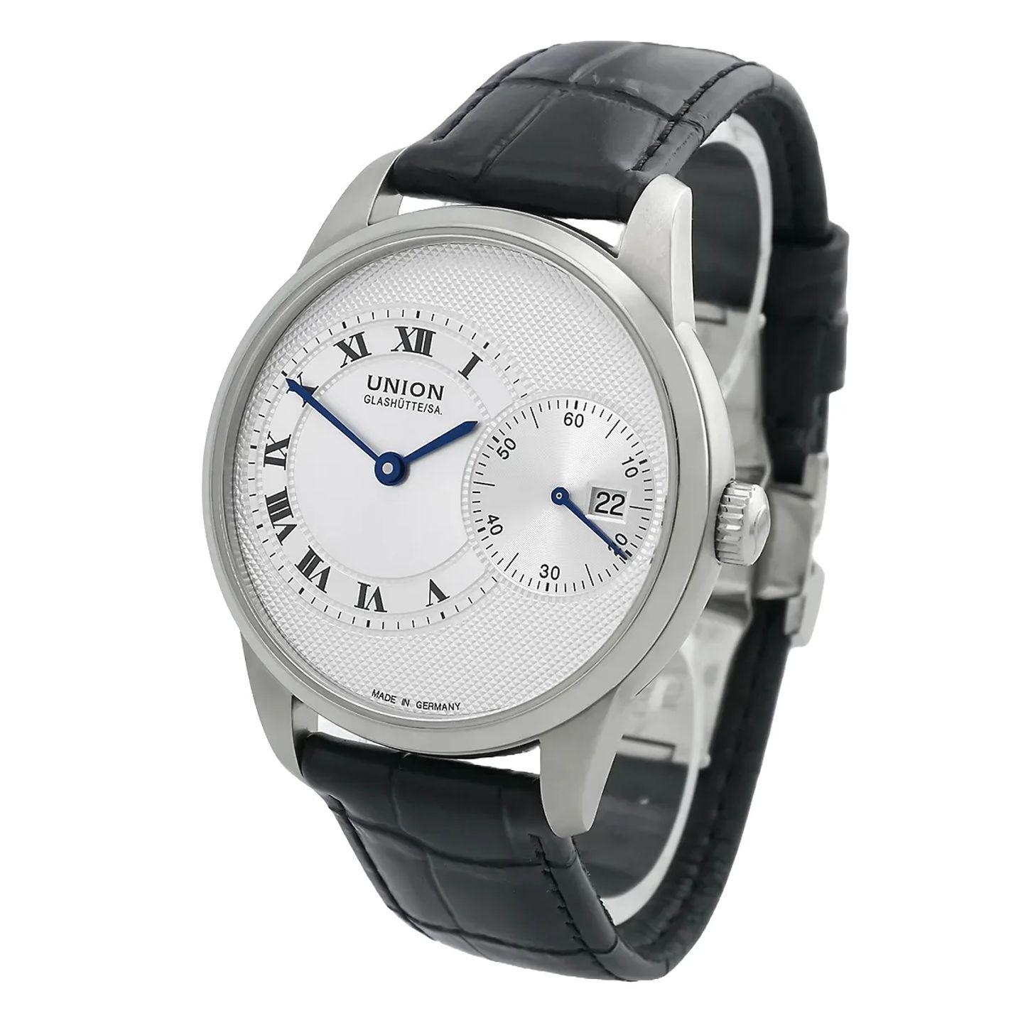 Union Glashütte 1893 Large Second D007.444.16.033.00 (2014) - Zilver wijzerplaat 42mm Staal (5/8)