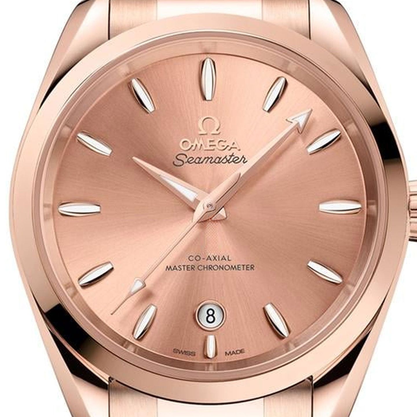 Omega Seamaster Aqua Terra 220.50.30.20.09.001 (2026) - Roze wijzerplaat 30mm Roségoud (2/3)