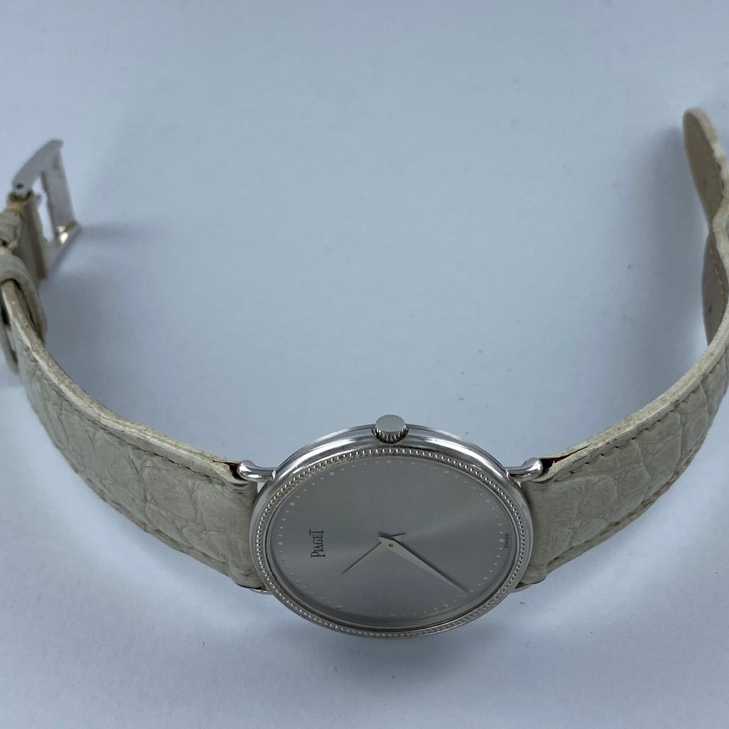 Piaget Vintage 90231 (Onbekend (willekeurig serienummer)) - Zilver wijzerplaat 33mm Witgoud (2/6)
