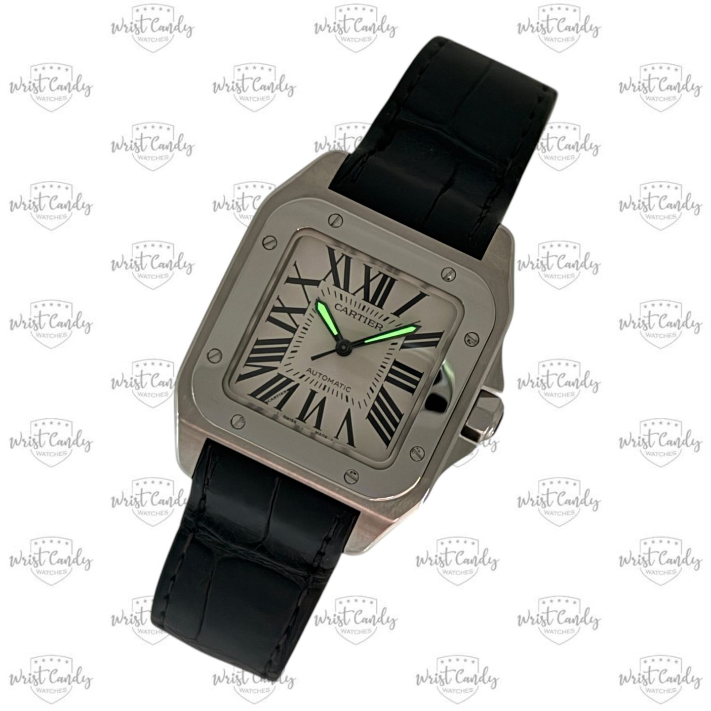 Cartier Santos 100 W20106X8 (2016) - 33 mm Steel case (5/8)