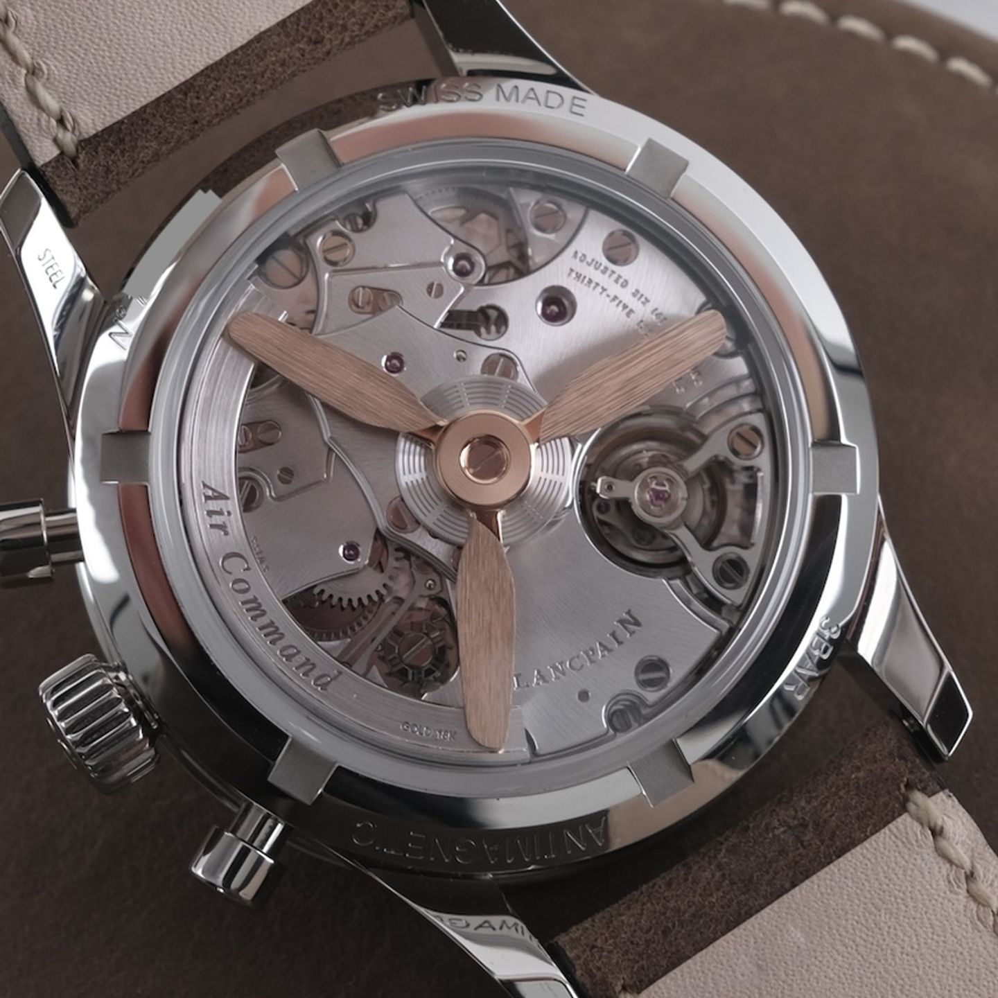 Blancpain Air Command AC01-1130-63A (2020) - Black dial 43 mm Steel case (7/8)