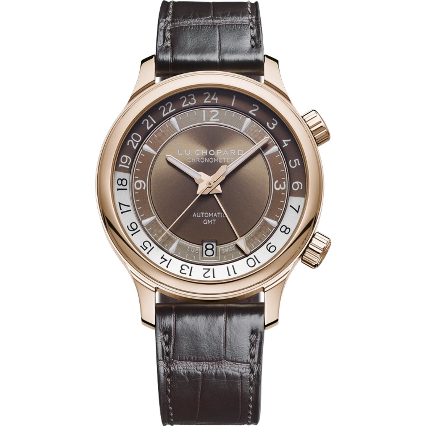 Chopard L.U.C 161943-5001 (2025) - Bruin wijzerplaat 42mm Roségoud (1/1)