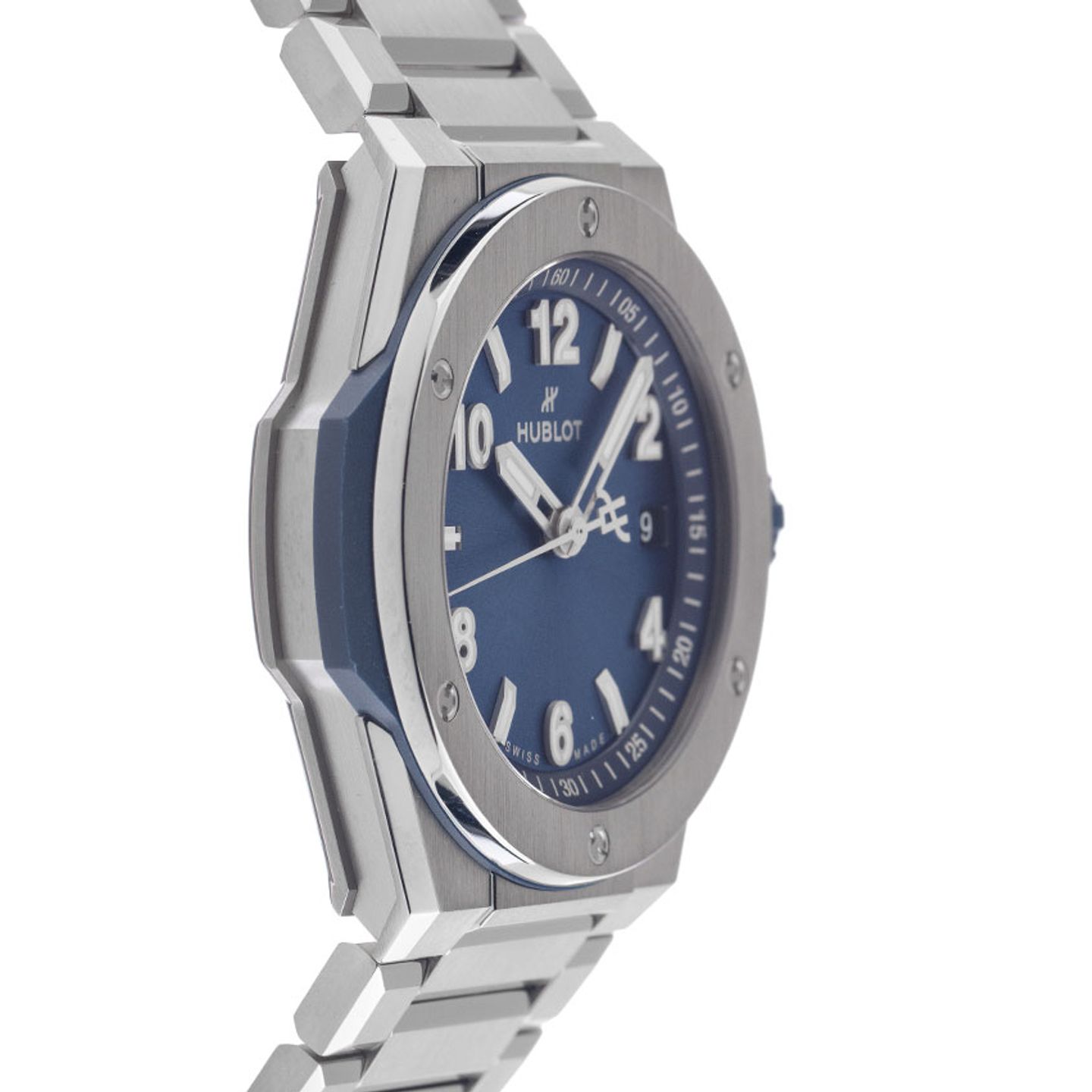 Hublot Big Bang 38 mm 457.NX.7170.NX (2025) - Blue dial 38 mm Titanium case (5/7)