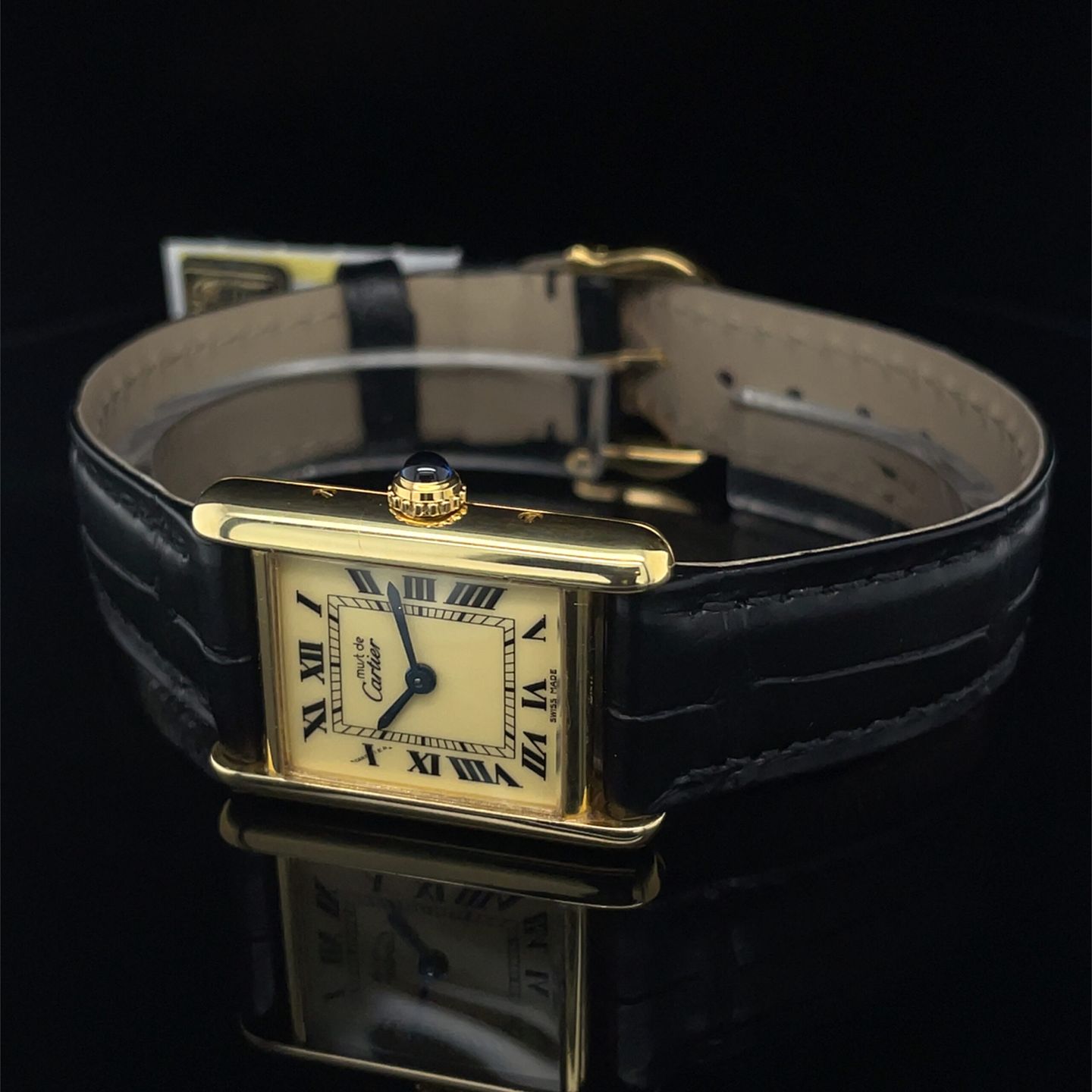 Cartier Tank Vermeil 1613 / W1003153 - (4/8)
